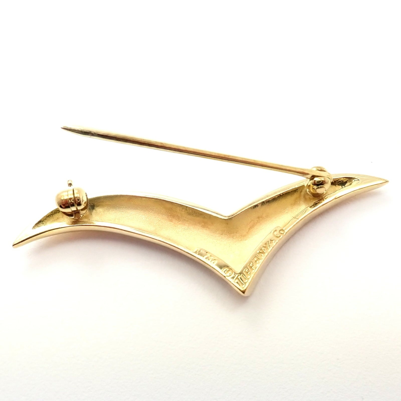 Tiffany & Co. Jewelry & Watches:Fine Jewelry:Brooches & Pins Authentic Tiffany & Co. 18k Yellow Gold Seagull Bird Pin Brooch
