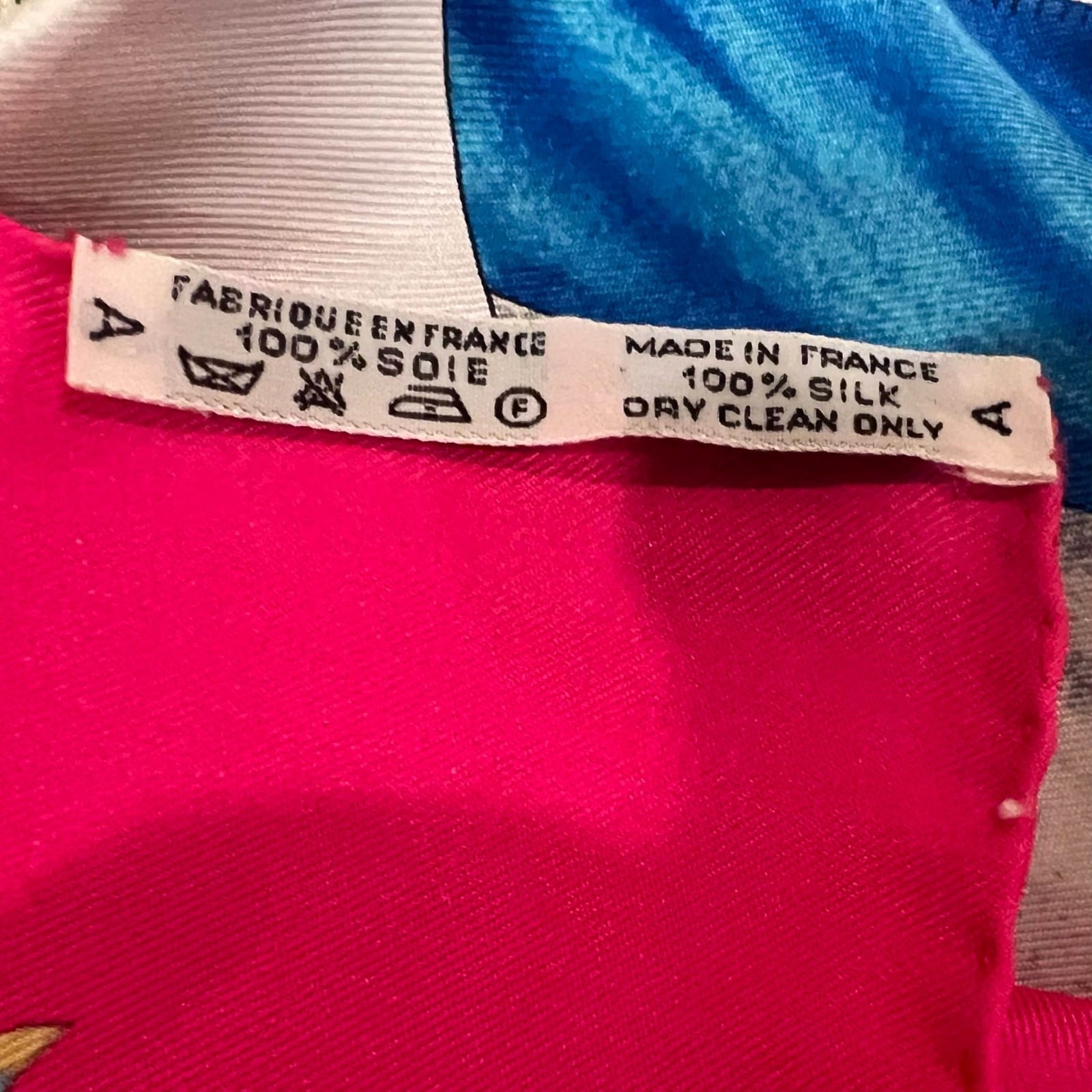 Hermes Clothing, Shoes & Accessories:Women:Women's Accessories:Scarves & Wraps Authentic Hermès “République Française” 90 cm Silk Scarf