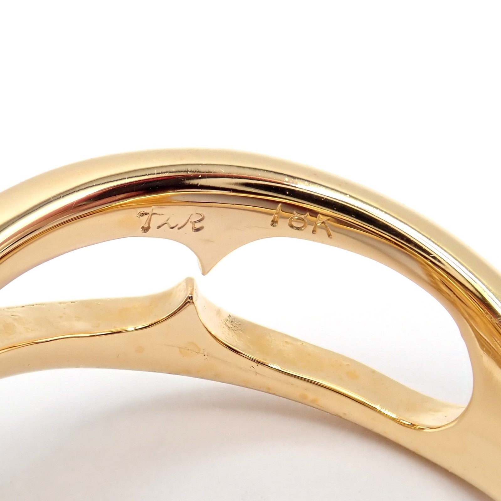 Loree Rodkin Jewelry & Watches:Fine Jewelry:Rings Authentic Loree Rodkin 18k Yellow Gold Diamond Gothic Cross Ring