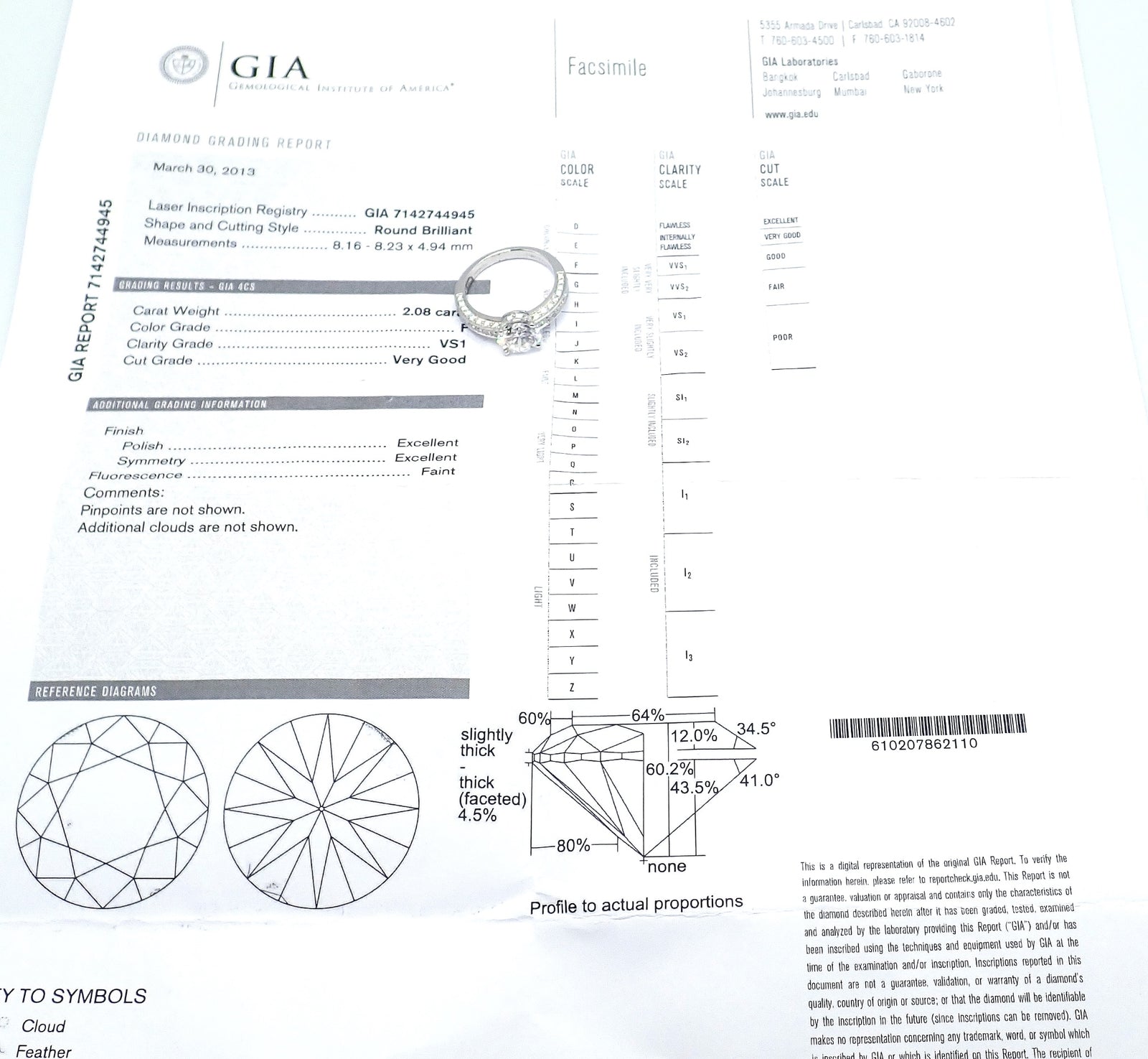 Authentic! Bulgari Bvlgari Platinum 4.04ct VS1 F Diamond Engagement Ring GIA | Fortrove