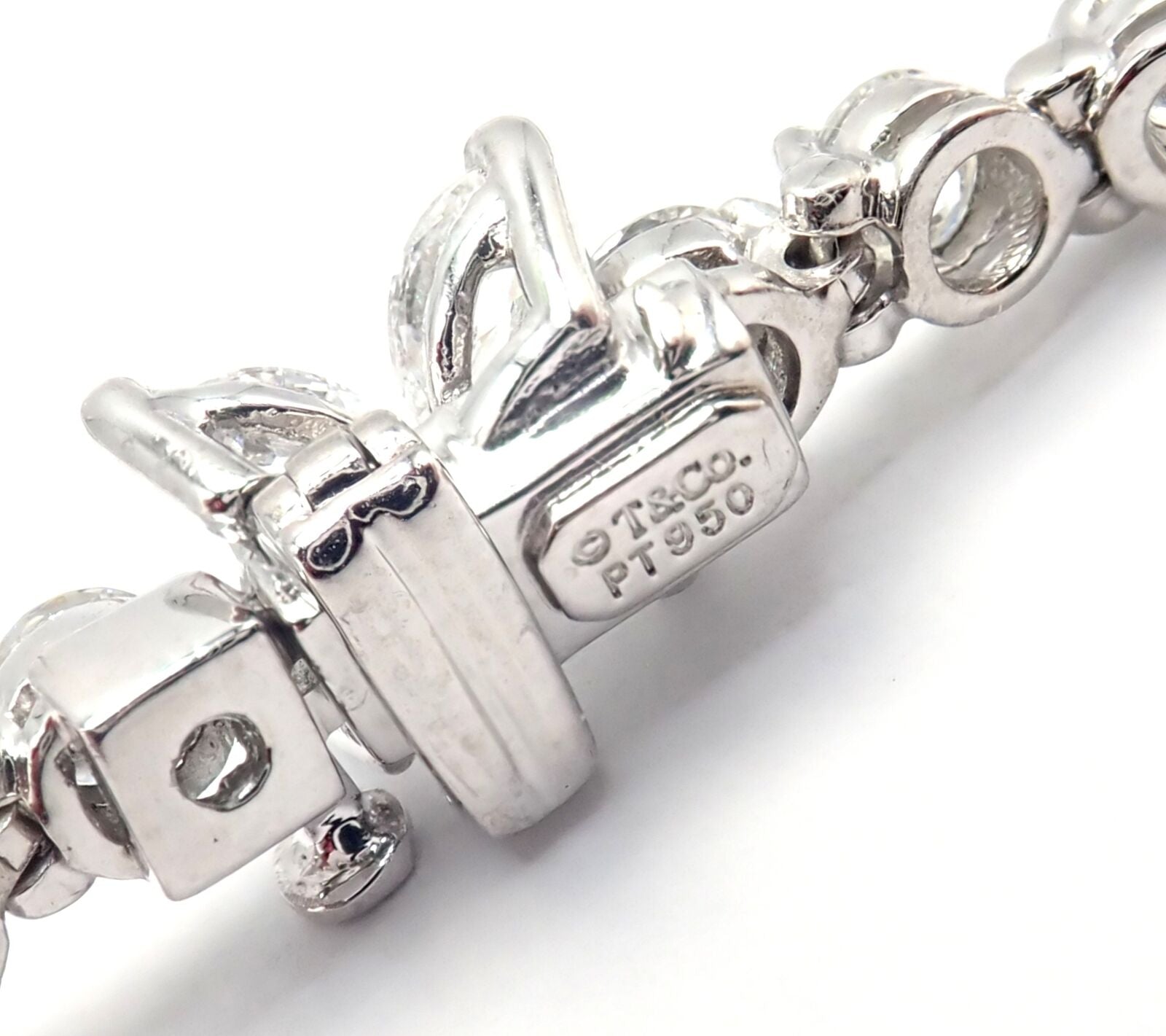 Tiffany & Co. Jewelry & Watches:Fine Jewelry:Bracelets & Charms Authentic! Tiffany & Co Victoria Platinum 6.5ct Diamond Line Tennis Bracelet