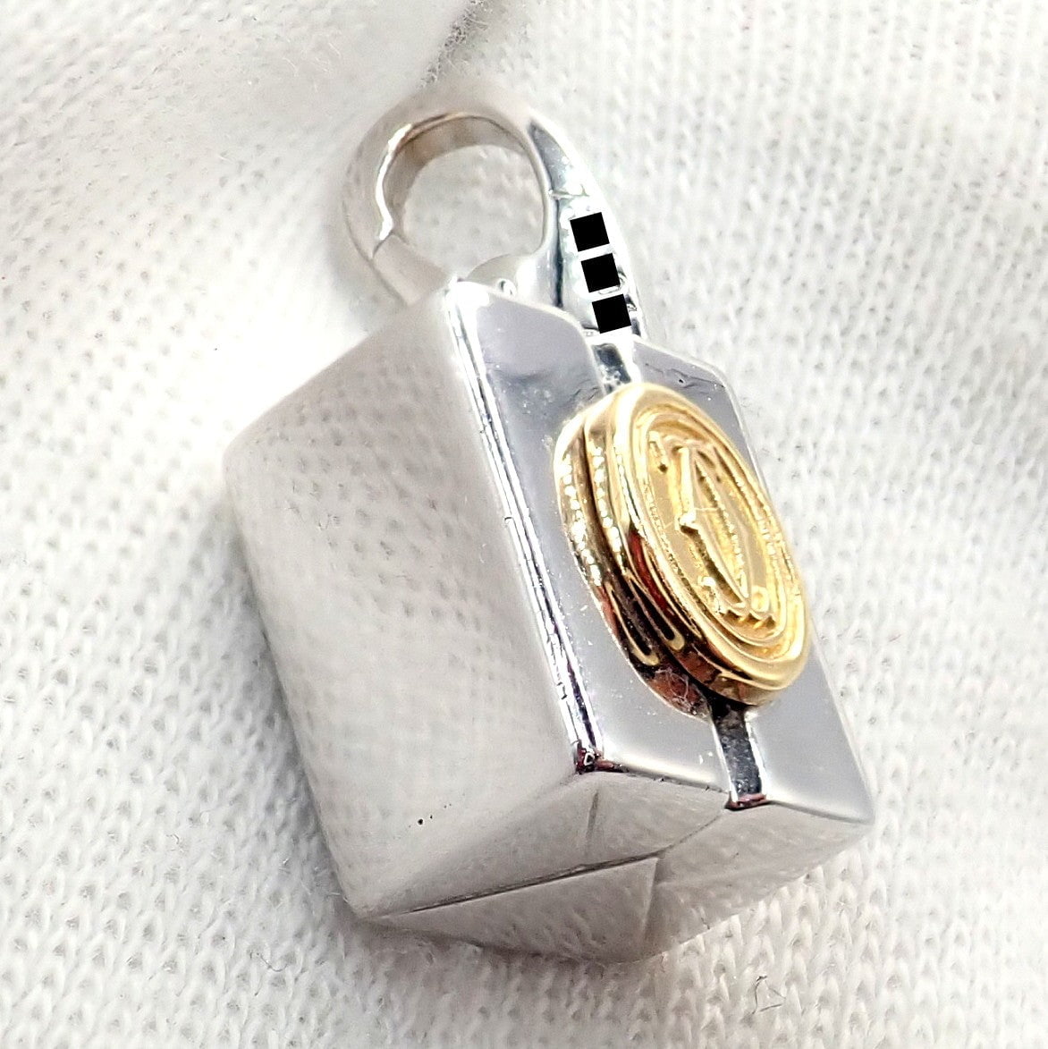 Cartier Jewelry & Watches:Fine Jewelry:Necklaces & Pendants Authentic! Vintage Cartier 18k Yellow White Gold Gift Box Double C Charm Pendant
