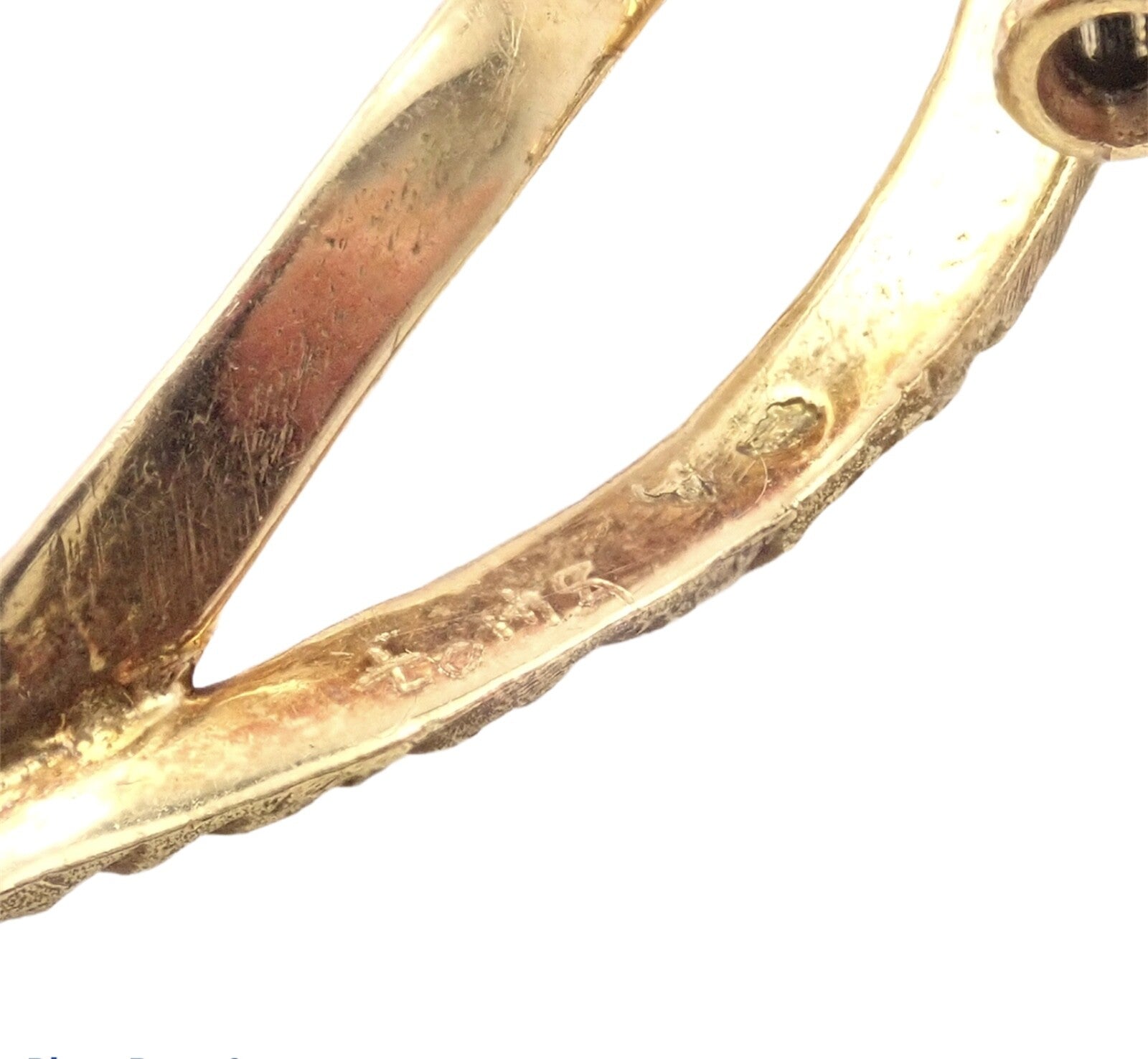 Rare Authentic Vintage Hermes Paris 18k Yellow Gold Starburst Comet Brooch Pin | Fortrove