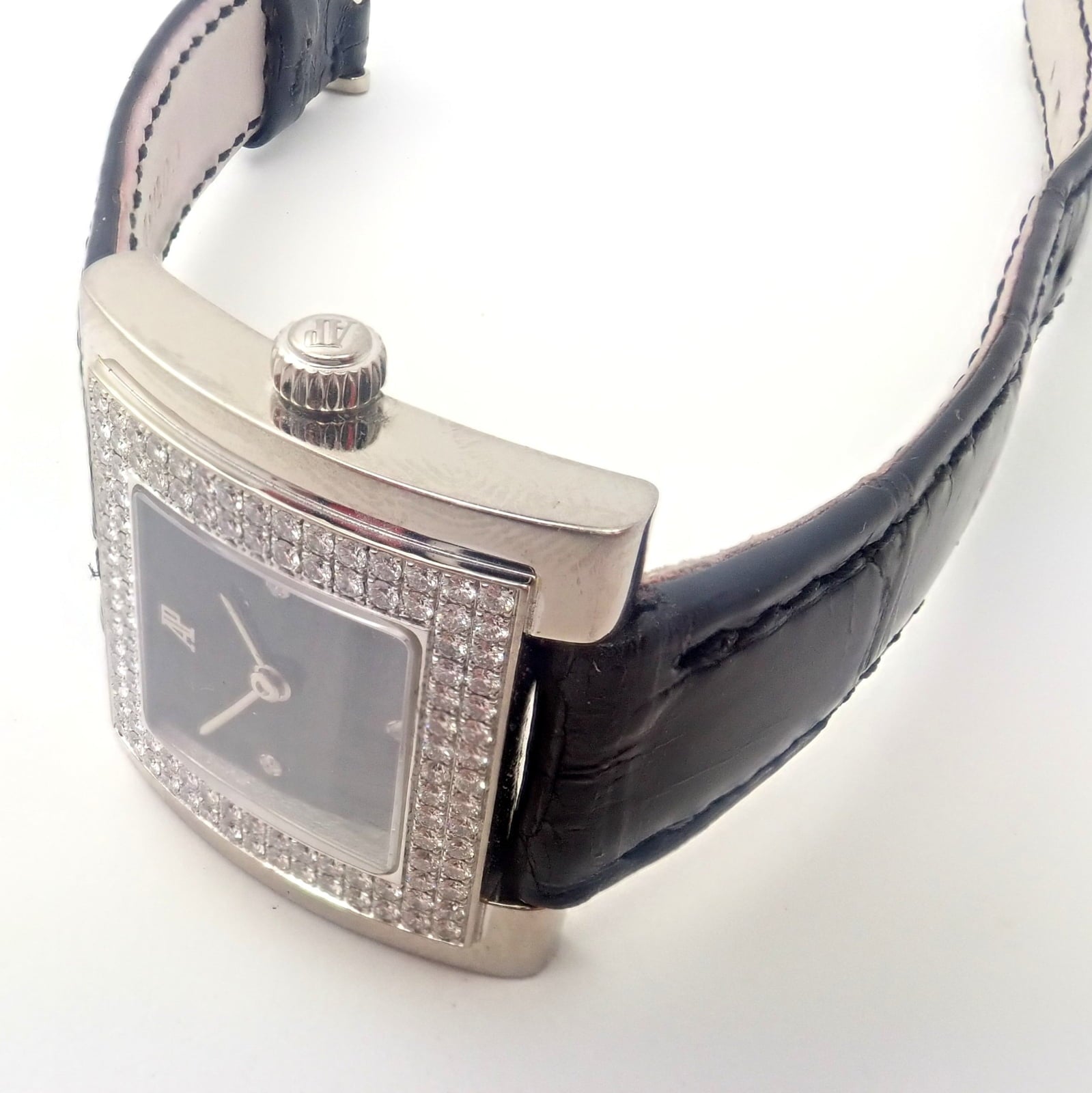 Audemars Piguet Jewelry & Watches:Watches, Parts & Accessories:Watches:Wristwatches Authentic! Vintage Audemars Piguet 18k White Gold 1.15ct Diamond Ladies Watch