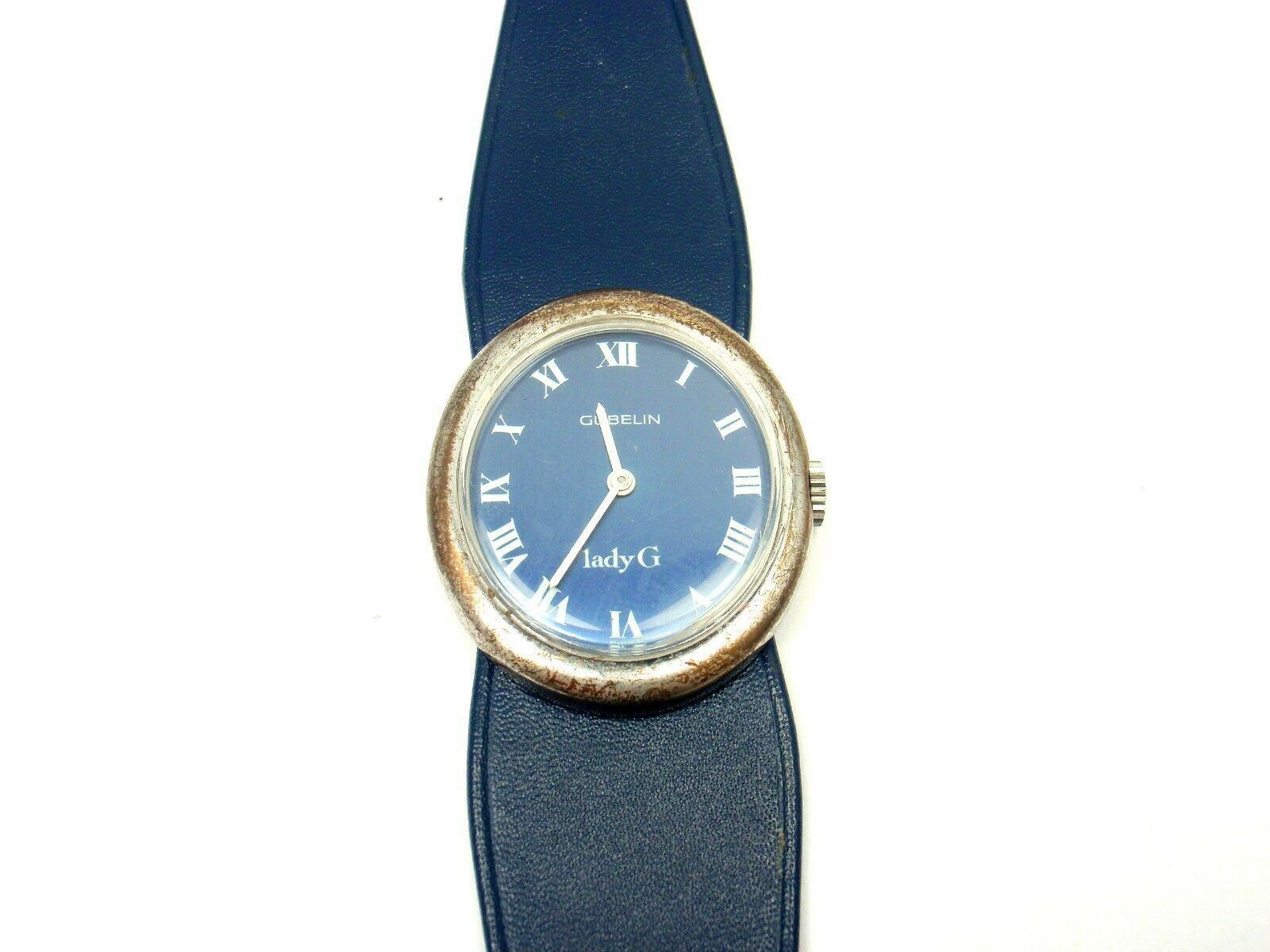 Gubelin Jewelry & Watches:Watches, Parts & Accessories:Watches:Wristwatches Rare! Vintage Sterling Silver Gubelin Lady G Manual Wind Ladies Watch