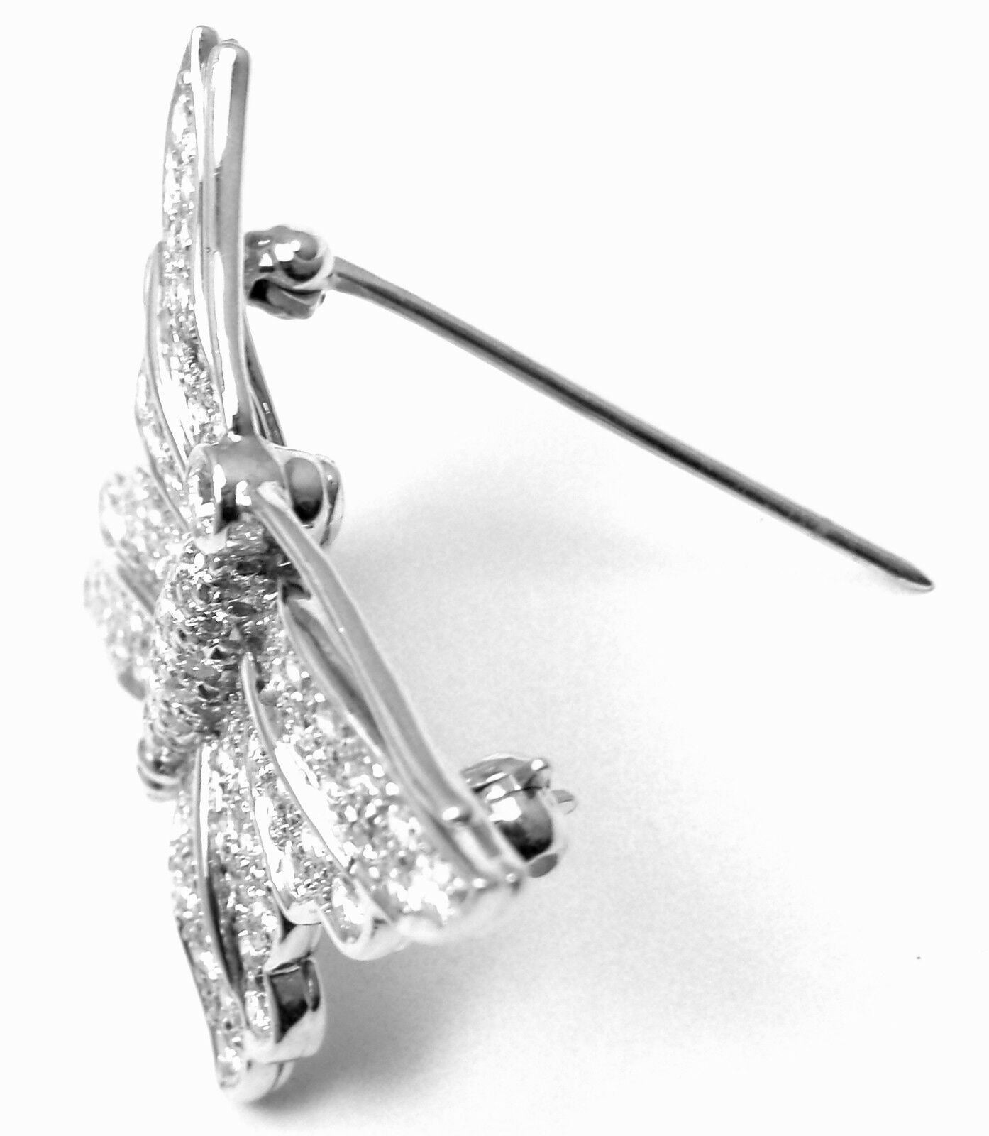 Rare! Authentic TIFFANY & CO Butterfly Platinum Diamond Pin Brooch | Fortrove
