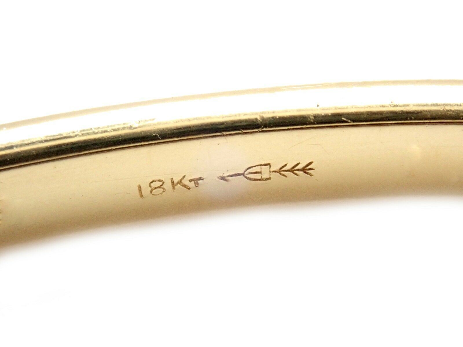 Craig Drake Jewelry & Watches:Fine Jewelry:Bracelets & Charms Rare! Craig Drake 18k Yellow Gold Diamond Sapphire Bangle Bracelet