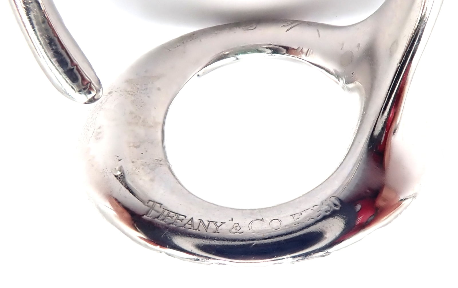Elsa Peretti for Tiffany & Co. Jewelry & Watches:Fine Jewelry:Rings Authentic! Tiffany & Co Elsa Peretti Sevillana Platinum Diamond O Ring