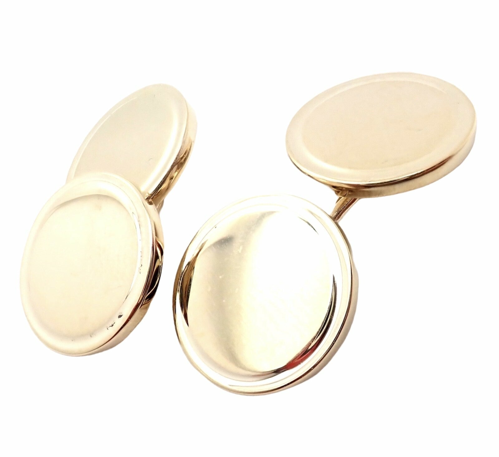 Authentic Tiffany & Co. 14k Yellow Gold Mens Cufflinks Tuxedo Buttons Full Set | Fortrove