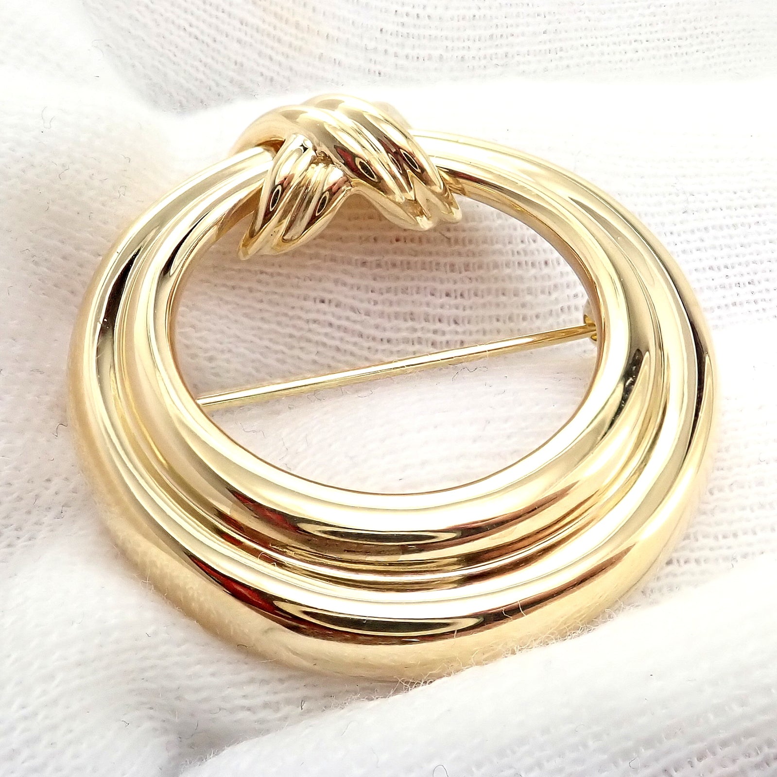 Tiffany & Co. Jewelry & Watches:Fine Jewelry:Brooches & Pins Authentic! Tiffany & Co 18k Yellow Gold Large X and O Open Circle Pin Brooch
