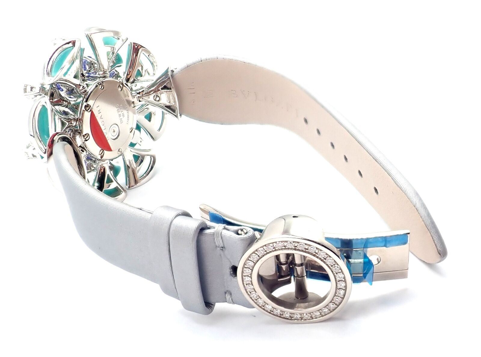 Bulgari Jewelry & Watches:Watches, Parts & Accessories:Watches:Wristwatches Authentic! Bulgari Divas Dream 18k White Gold Diamond Turquoise Tanzanite Watch