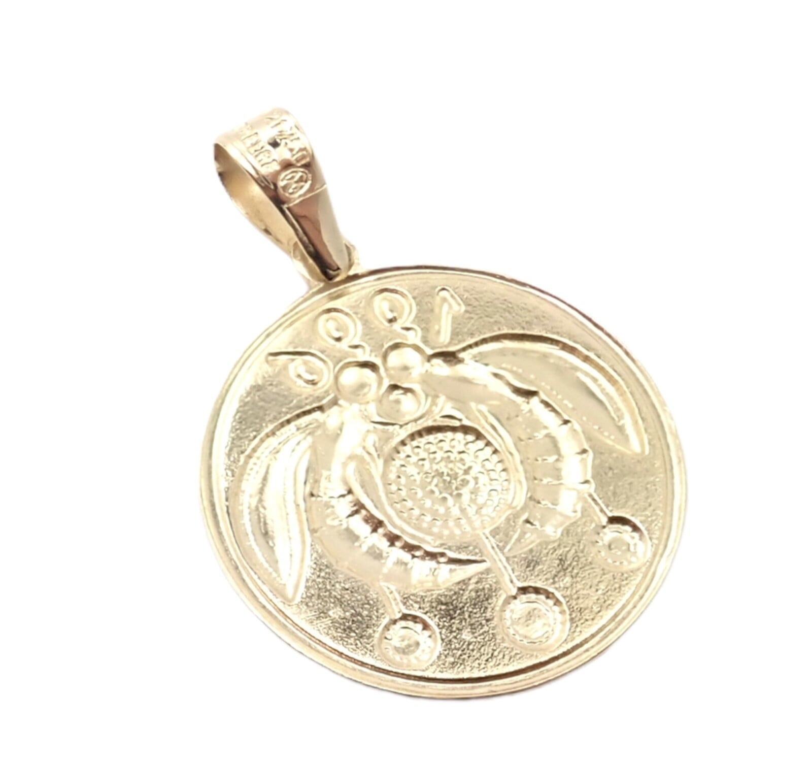 Ilias Lalalounis Jewelry & Watches:Fine Jewelry:Necklaces & Pendants Rare! Vintage Ilias Lalaounis Good Luck Flower Wasp Charm Pendant 1996