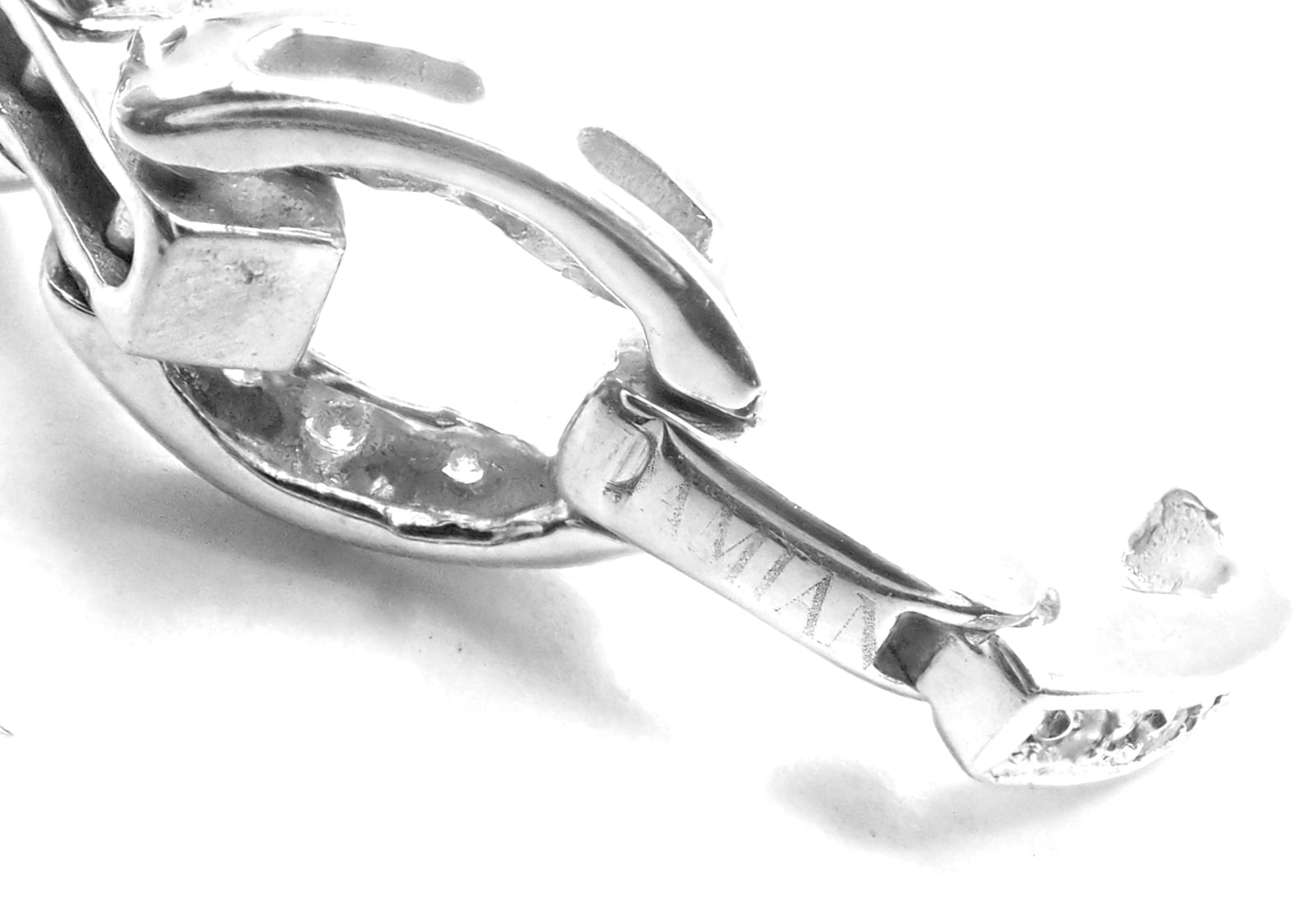 Damiani Jewelry & Watches:Fine Jewelry:Bracelets & Charms Authentic! Damiani 18k White Gold Diamond Link Tennis Bracelet