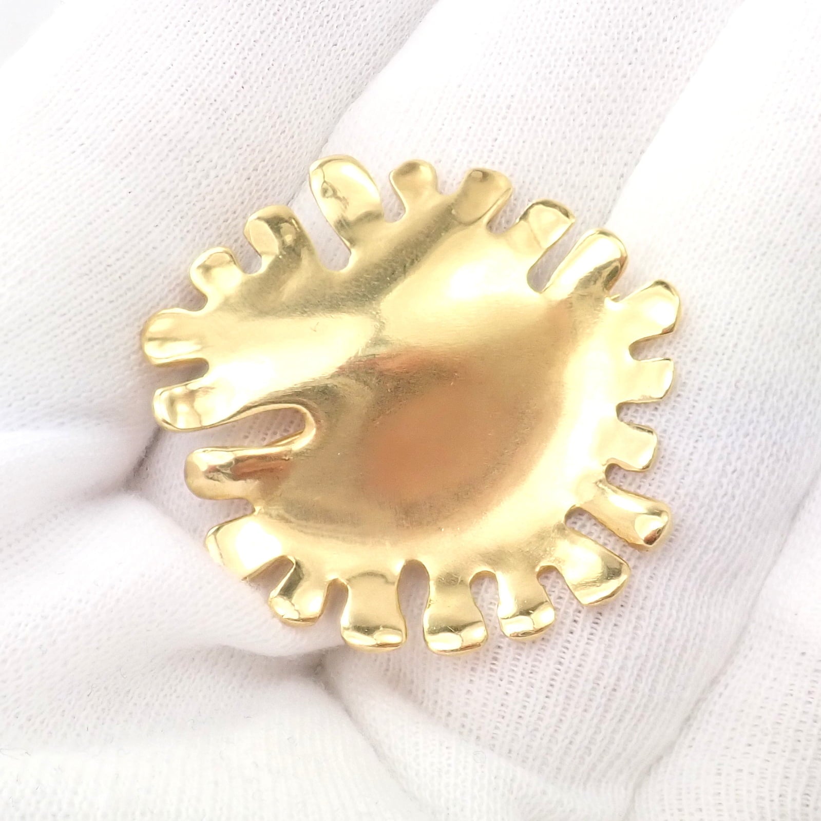 Tiffany & Co. Jewelry & Watches:Fine Jewelry:Brooches & Pins Authentic! Tiffany & Co Cummings 18k Yellow Gold Nickelodeon Abstract Pin Brooch