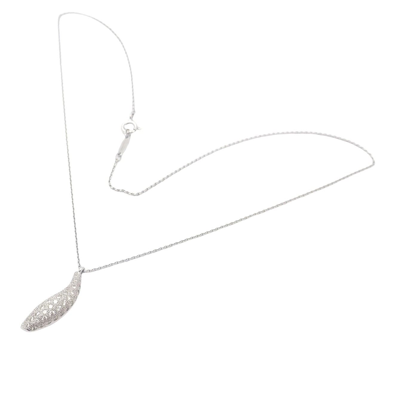 Tiffany & Co. Jewelry & Watches:Fine Jewelry:Necklaces & Pendants Authentic! Tiffany & Co 18k White Gold Frank Gehry Diamond Fish Necklace