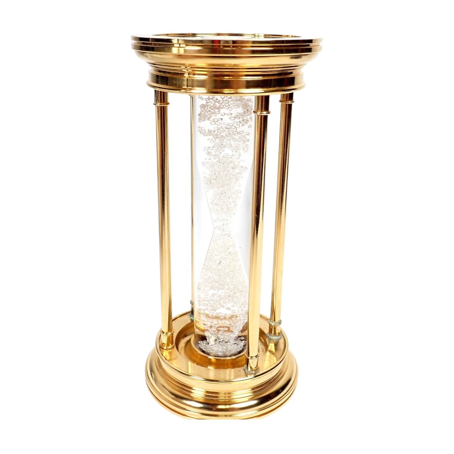 DeBeers Collectibles:Decorative Collectibles:Clocks:Other Clocks Authentic! De Beers Limited Edition Millennium 2000 Diamond Brass Hourglass