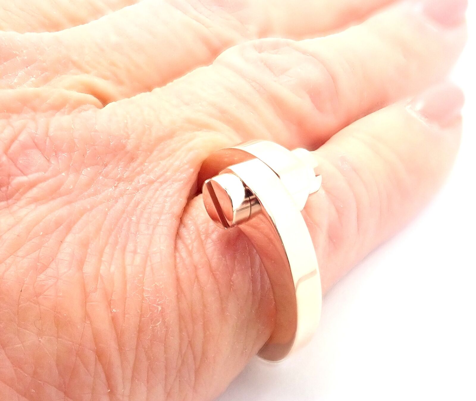 Cartier Jewelry & Watches:Fine Jewelry:Rings Authentic! Cartier Menotte 18k Rose Gold Band Ring