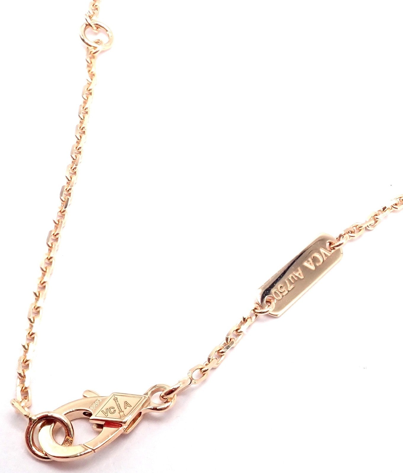 Van Cleef & Arpels Jewelry & Watches:Fine Jewelry:Necklaces & Pendants Van Cleef & Arpels Diamond 18k Vintage Alhambra Pink MOP Holiday 2025 Necklace