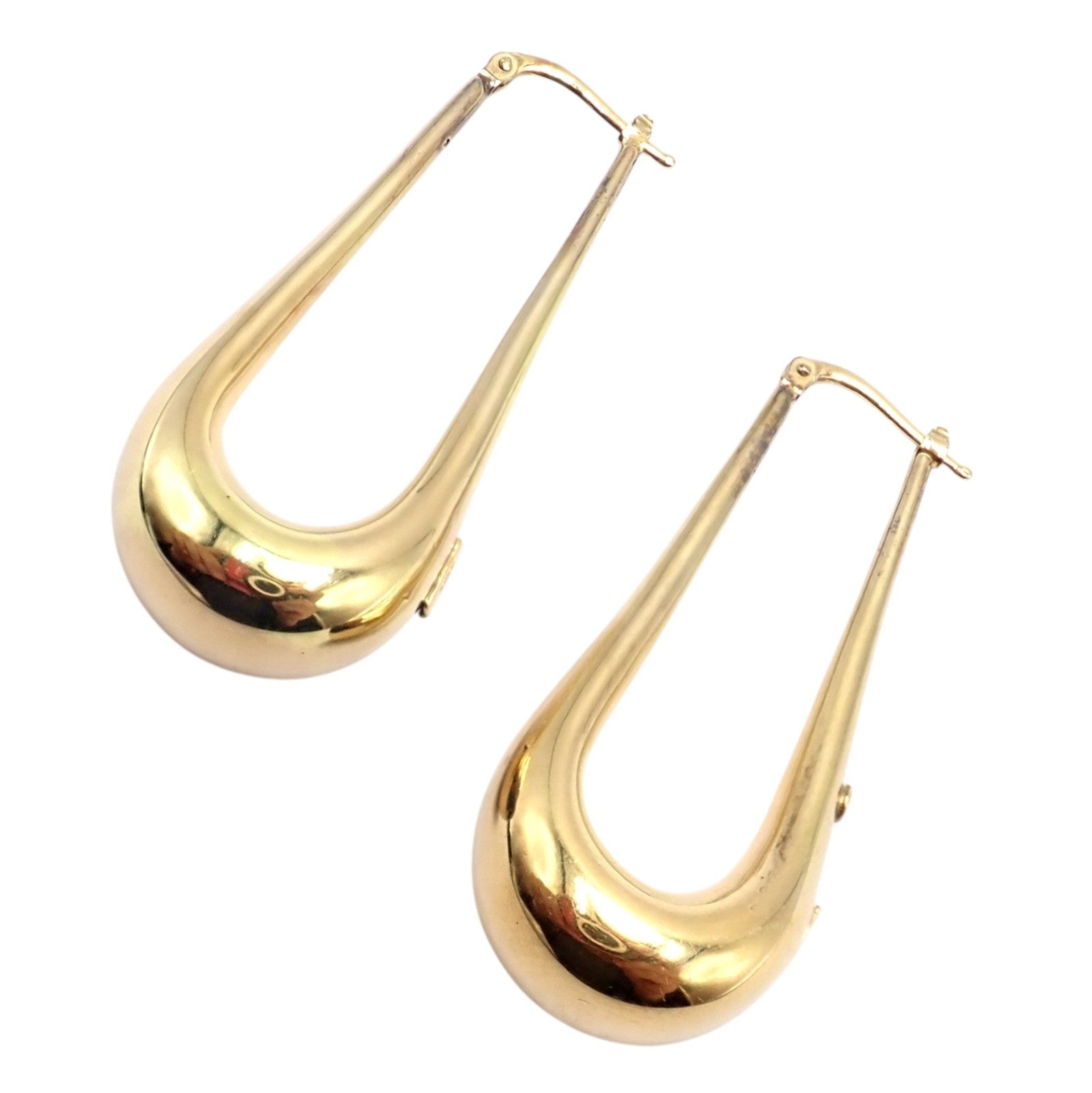 Roberto Coin Jewelry & Watches:Fine Jewelry:Earrings Authentic! Roberto Coin 18k Yellow Gold Long Dangle Drop Earrings