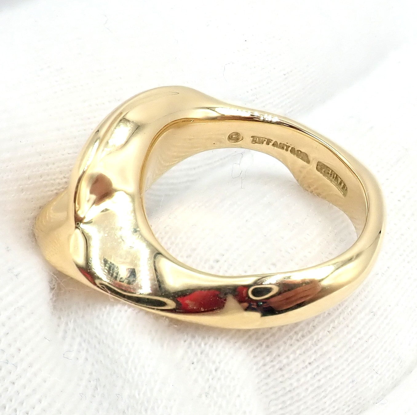 Tiffany & Co. Jewelry & Watches:Fine Jewelry:Rings Authentic! Vintage Tiffany & Co. 18k Yellow Gold Peretti Calla Lily Ring Sz 5