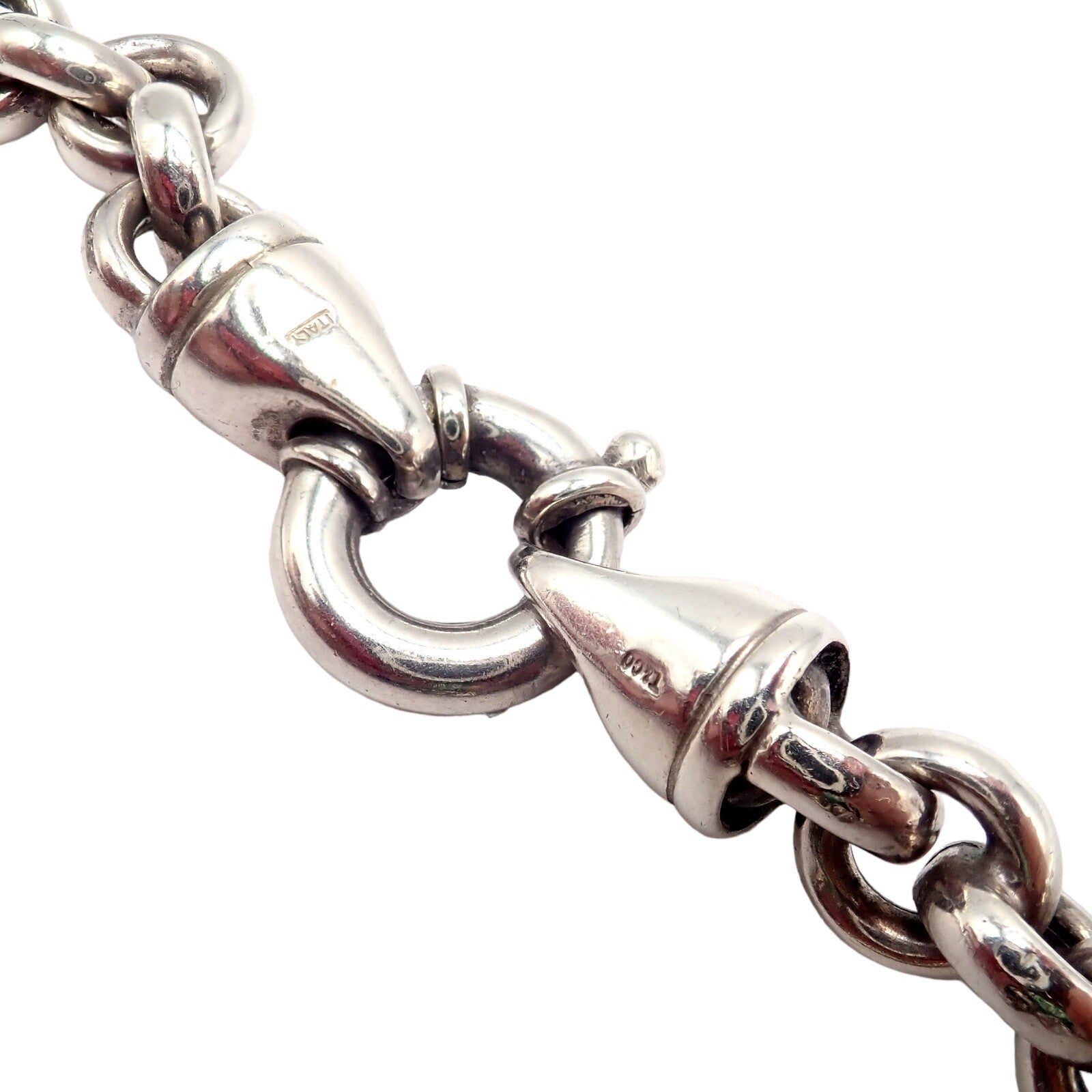 Tiffany & Co. Jewelry & Watches:Fine Jewelry:Necklaces & Pendants Authentic! Tiffany & Co Sterling Silver Circle Link Long 32" Chain Necklace