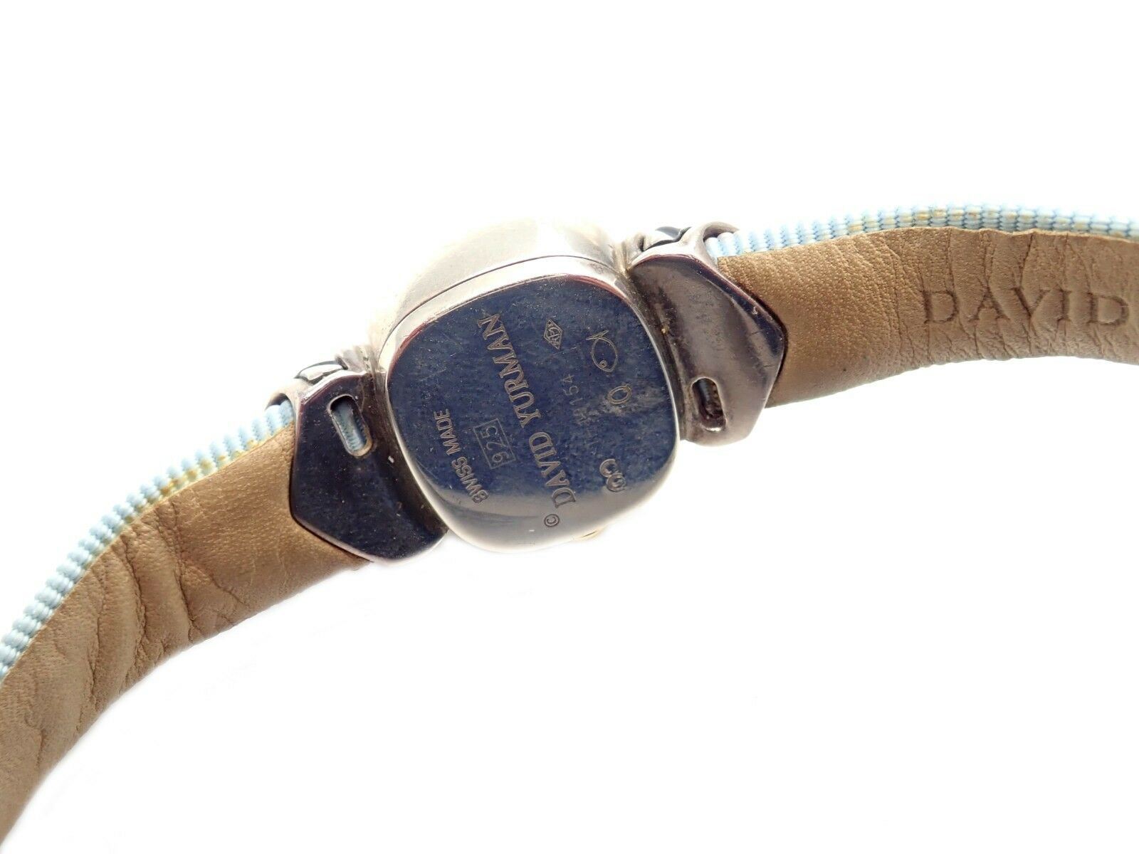 David Yurman Jewelry & Watches:Watches, Parts & Accessories:Watches:Wristwatches Authentic! David Yurman DY Silver 925 Diamond Thoroughbred Silk Ladies Watch