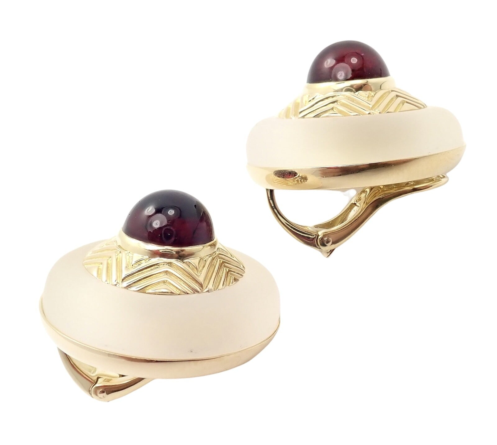 Tiffany & Co. Jewelry & Watches:Fine Jewelry:Earrings Vintage Authentic Rare Tiffany & Co. 18k Yellow Gold Tourmaline Crystal Earrings