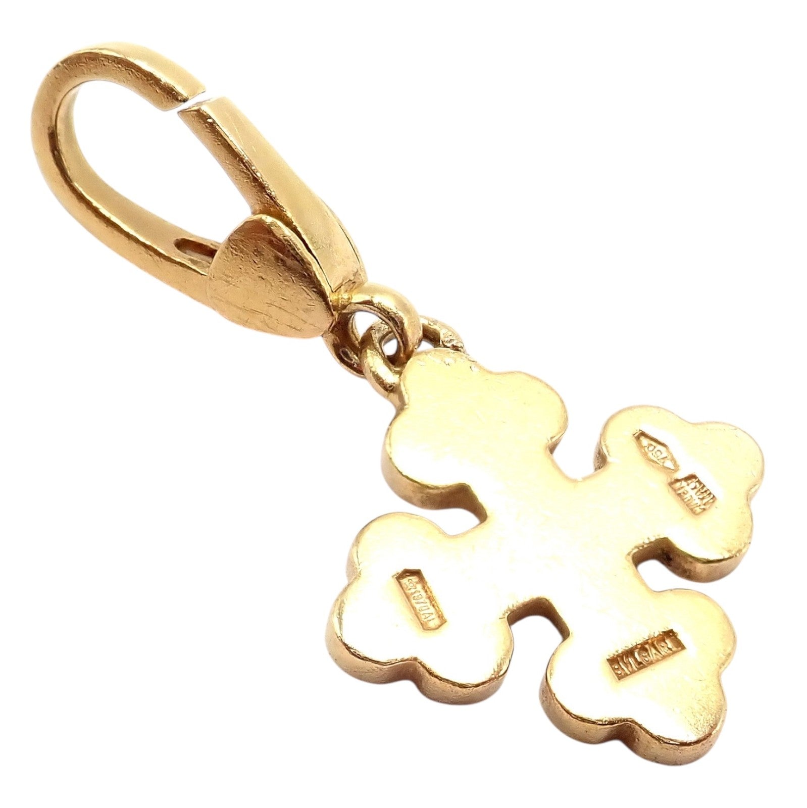 Bvlgari Jewelry & Watches:Fine Jewelry:Necklaces & Pendants Rare! Bvlgari Bulgari 18k Yellow Gold Maltese Cross Charm Pendant