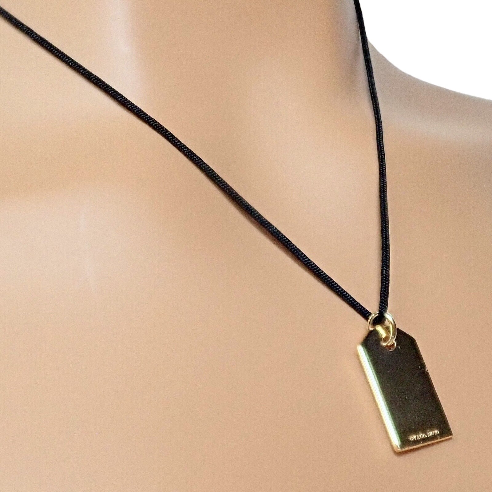Rare! Tiffany & Co 18k Rose Gold Cat Street Tokyo Harajuku Japan Medium Necklace | Fortrove