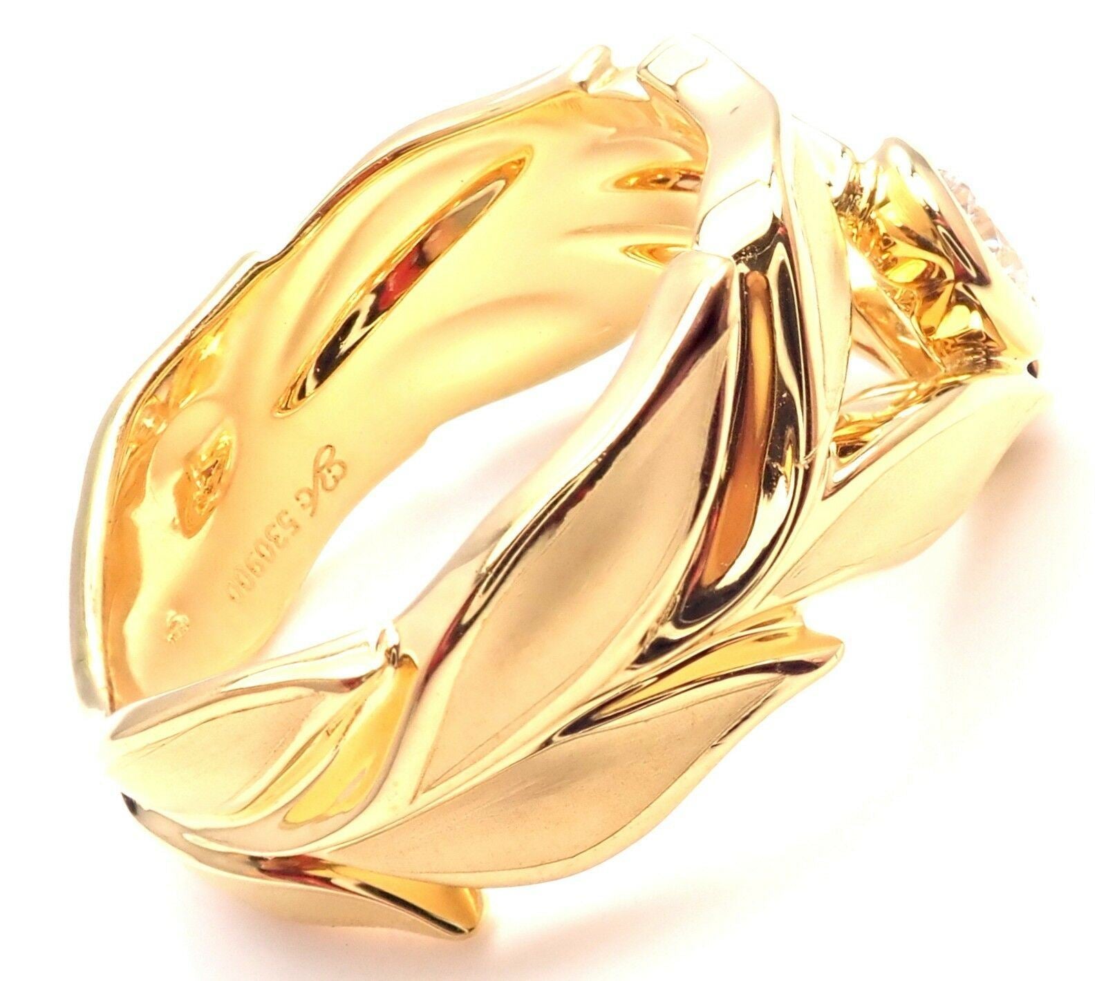 New! Authentic Carrera Y Carrera 18k Mi Princes Greco Roman Diamond Crown Ring | Fortrove