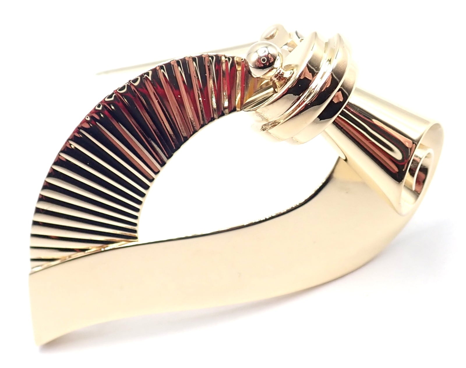 Estate Jewelry & Watches:Fine Jewelry:Brooches & Pins Vintage! Authentic Cartier 14k Yellow Gold Art Deco Brooch Pin