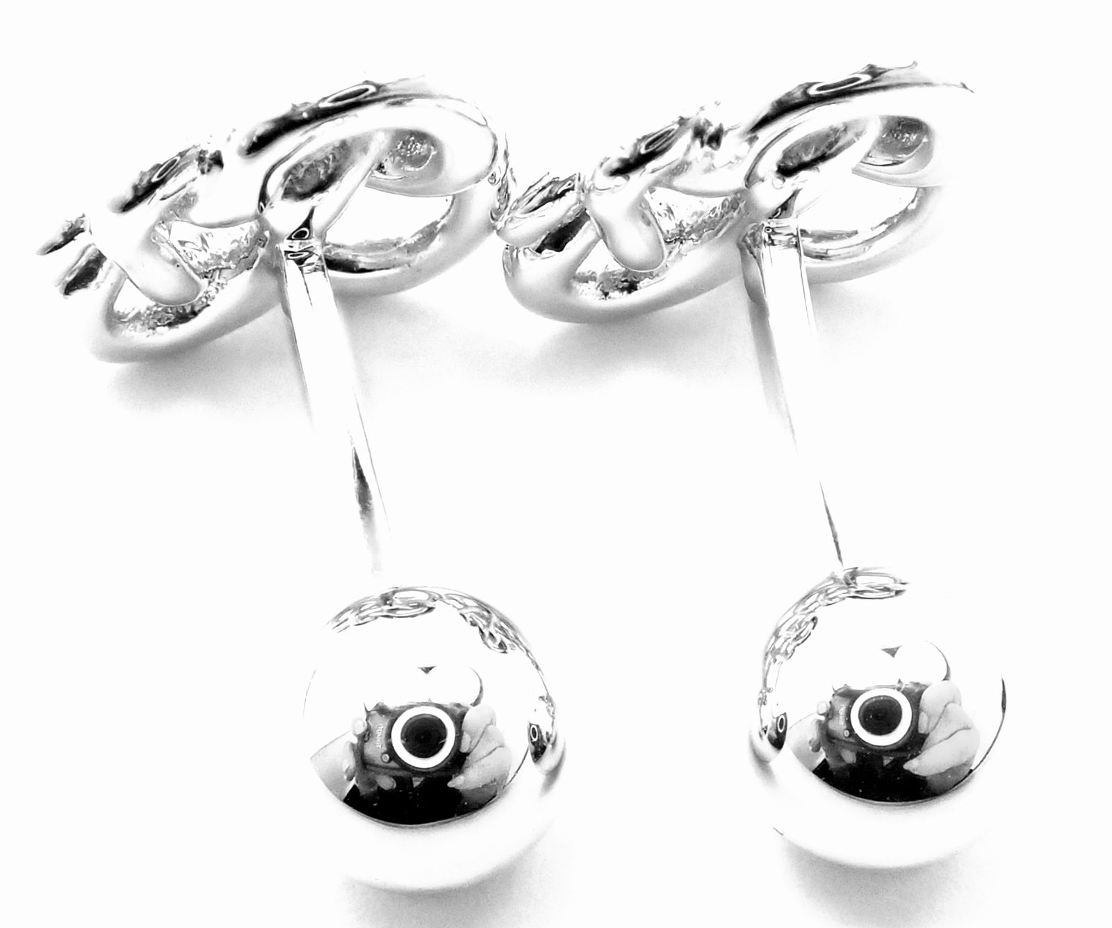 Tom Ford Jewelry & Watches:Men's Jewelry:Cufflinks Rare! Authentic Tom Ford 18k White Gold Snake Cufflinks Box