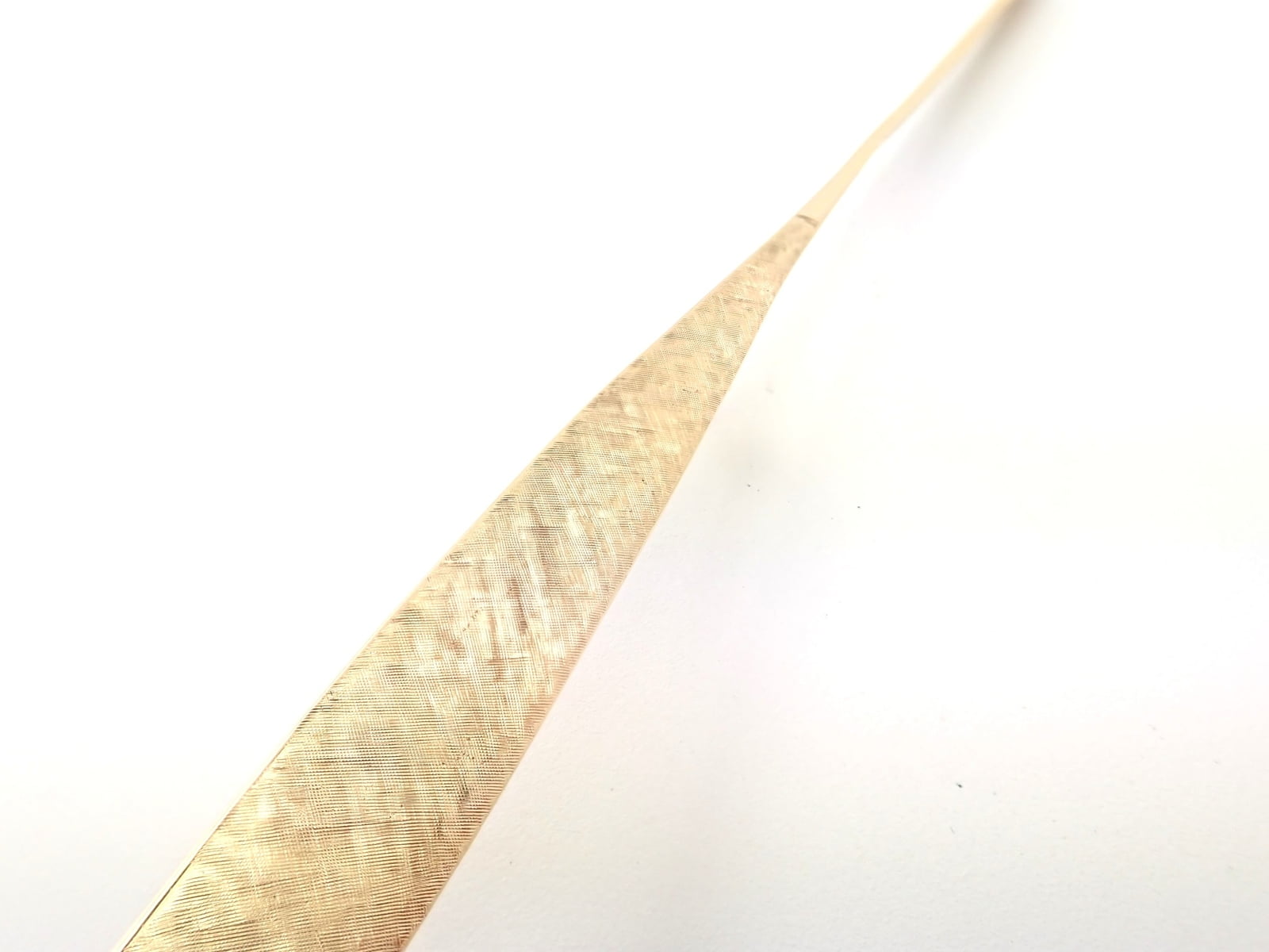 Rare! Vintage Authentic Cartier Dinh Van 18k Yellow Gold Long Quill Brooch Pin | Fortrove