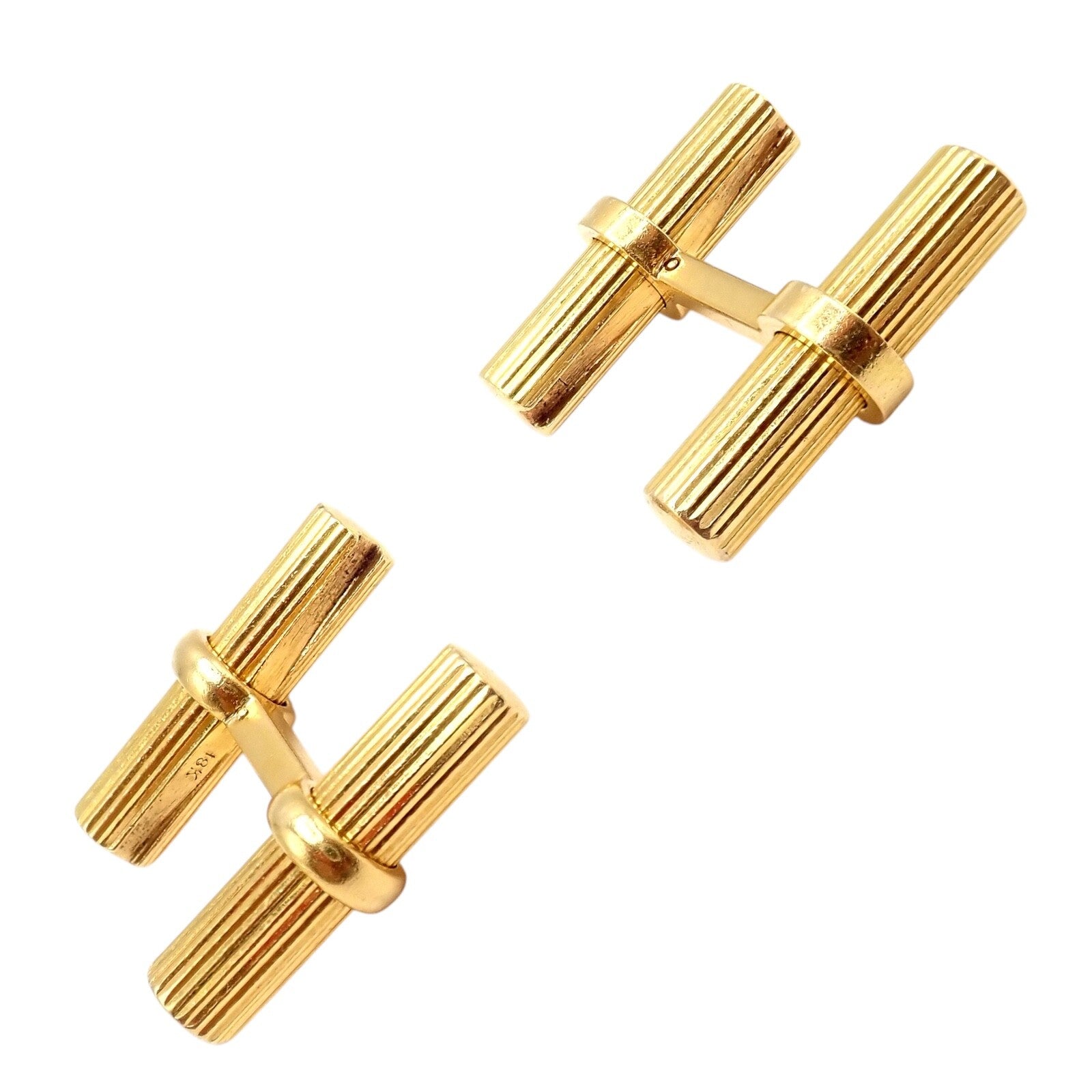 Van Cleef & Arpels Jewelry & Watches:Men's Jewelry:Cufflinks Vintage! Authentic Van Cleef & Arpels 18k Yellow Gold Bar Cufflinks