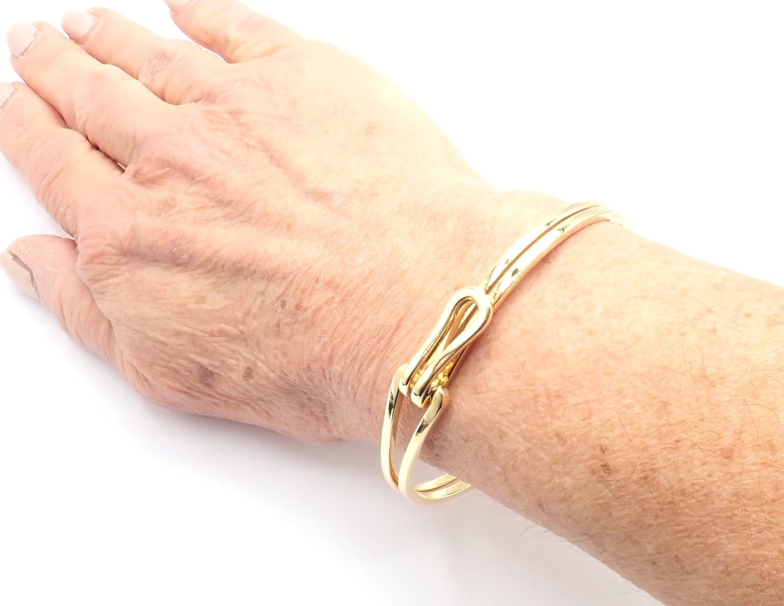 Rare! Authentic! Tom Ford 18k Yellow Gold Bangle Bracelet | Fortrove
