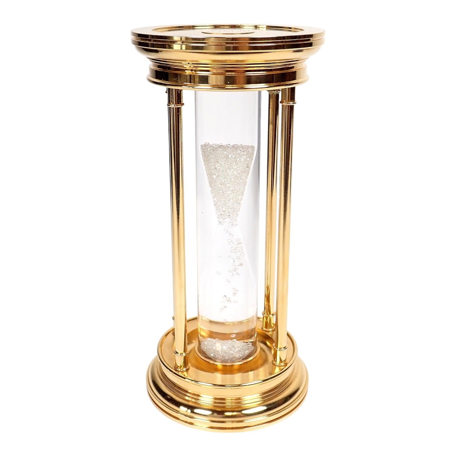 Authentic! De Beers Limited Edition Millennium 2000 Diamond Brass Hourglass | Fortrove