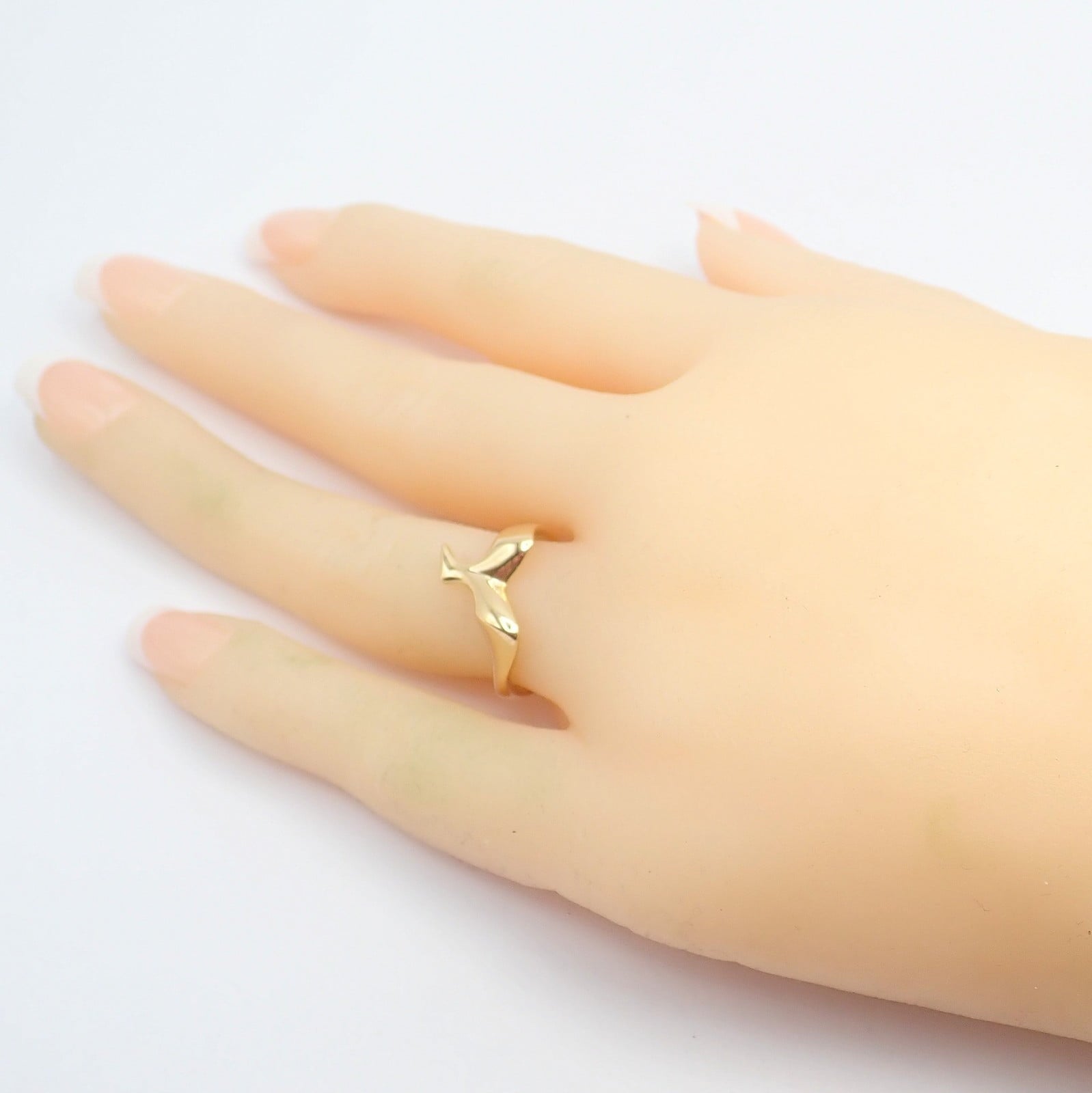 Authentic! Vintage Tiffany & Co. 18k Yellow Gold Peretti Bird Ring Sz 5 | Fortrove