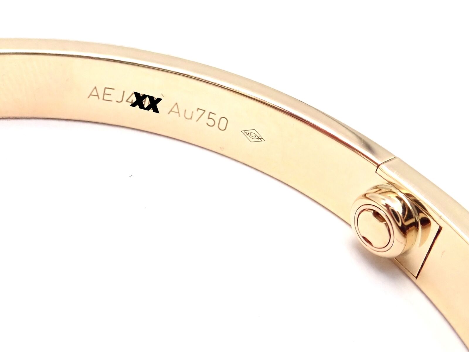 Authentic! Cartier 18k Yellow Gold Love Bangle Bracelet Size 19 Paper | Fortrove