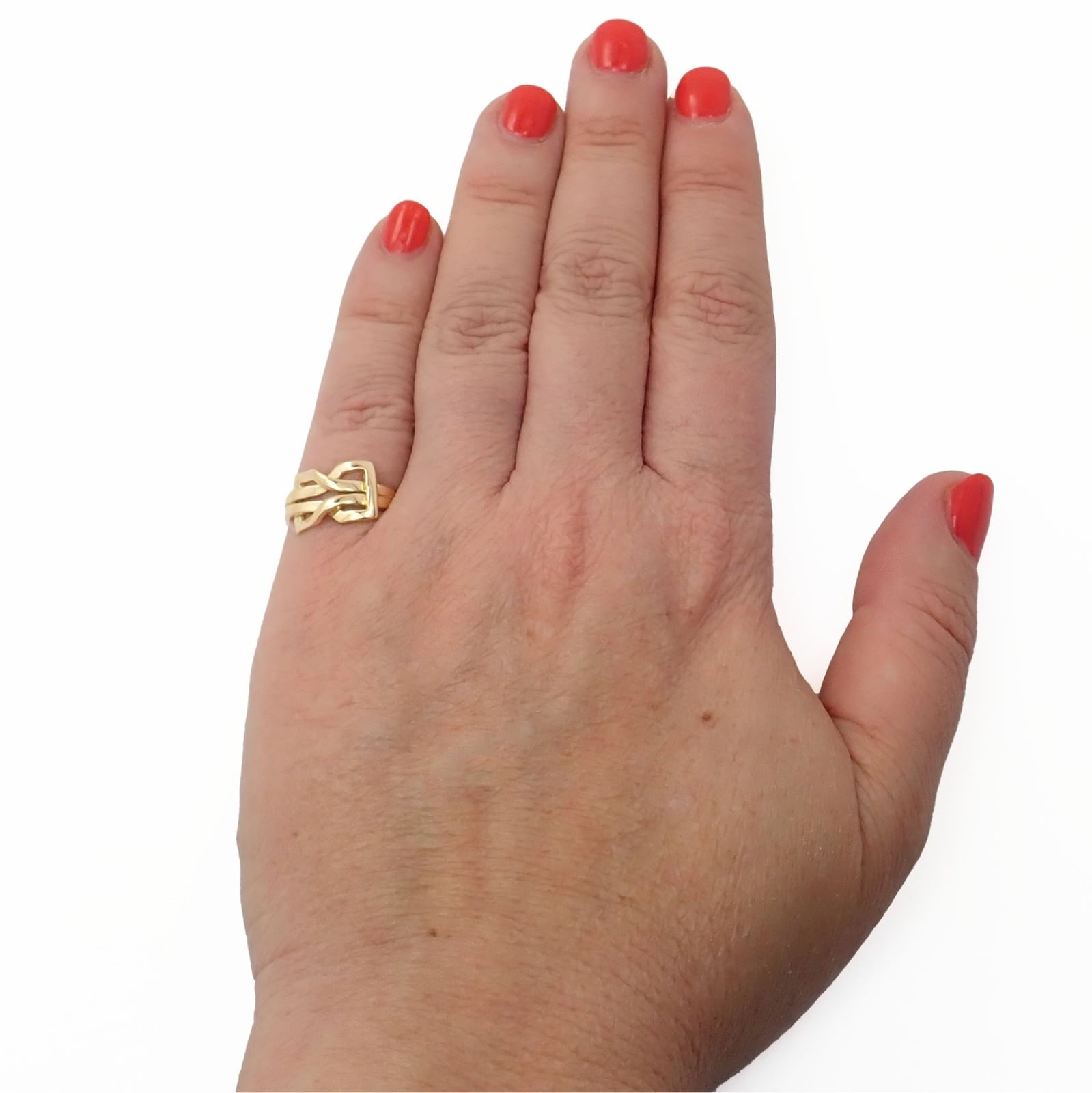 Lalaounis Jewelry & Watches:Fine Jewelry:Rings Authentic! Ilias Lalaounis Greece 18k Yellow Gold Belt Buckle Ring