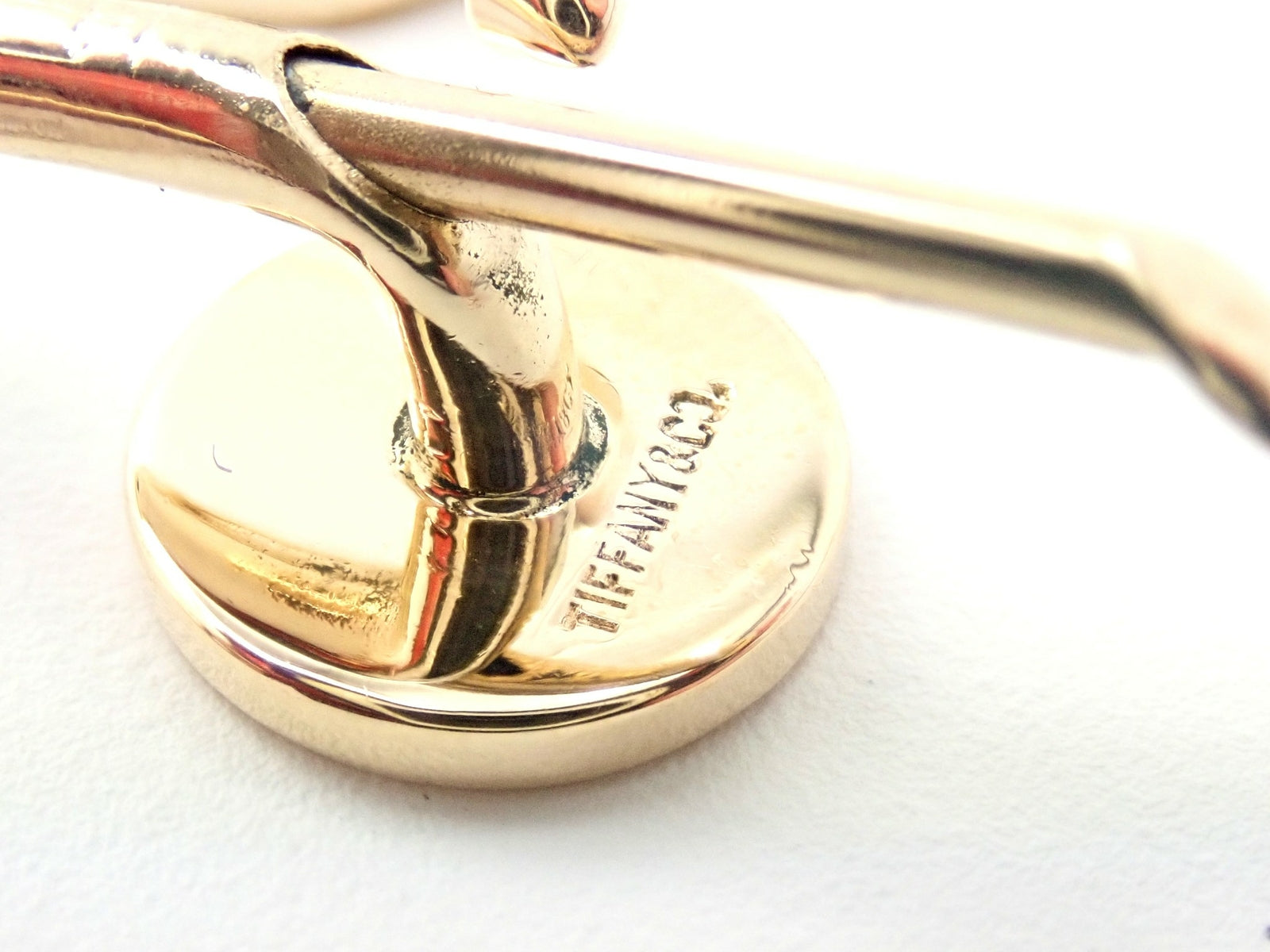 Authentic Tiffany & Co. 14k Yellow Gold Mens Cufflinks Tuxedo Buttons Full Set | Fortrove