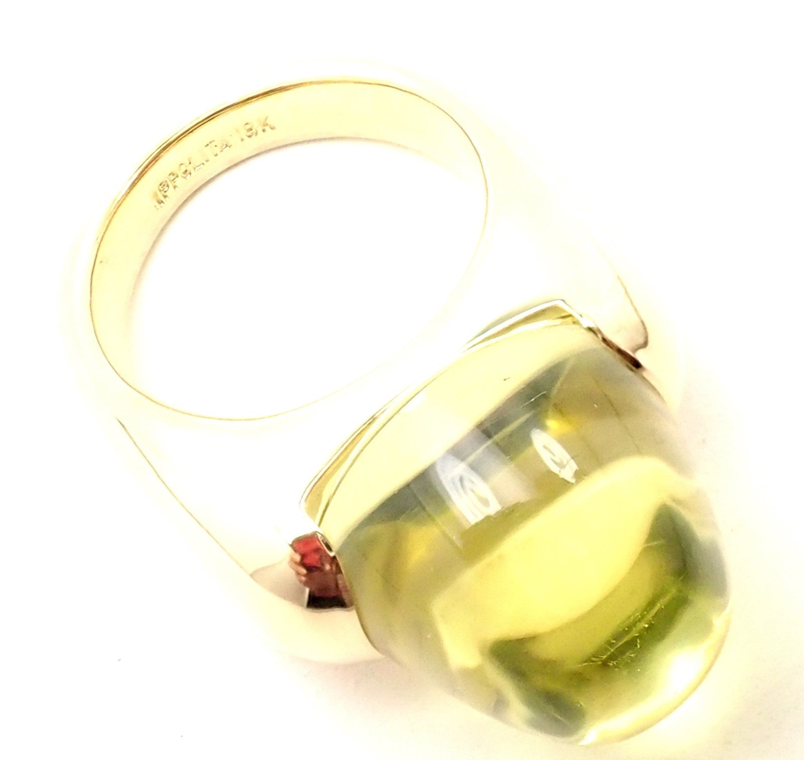 Authentic! Ippolita 18k Yellow Gold Lemon Citrine Ring | Fortrove