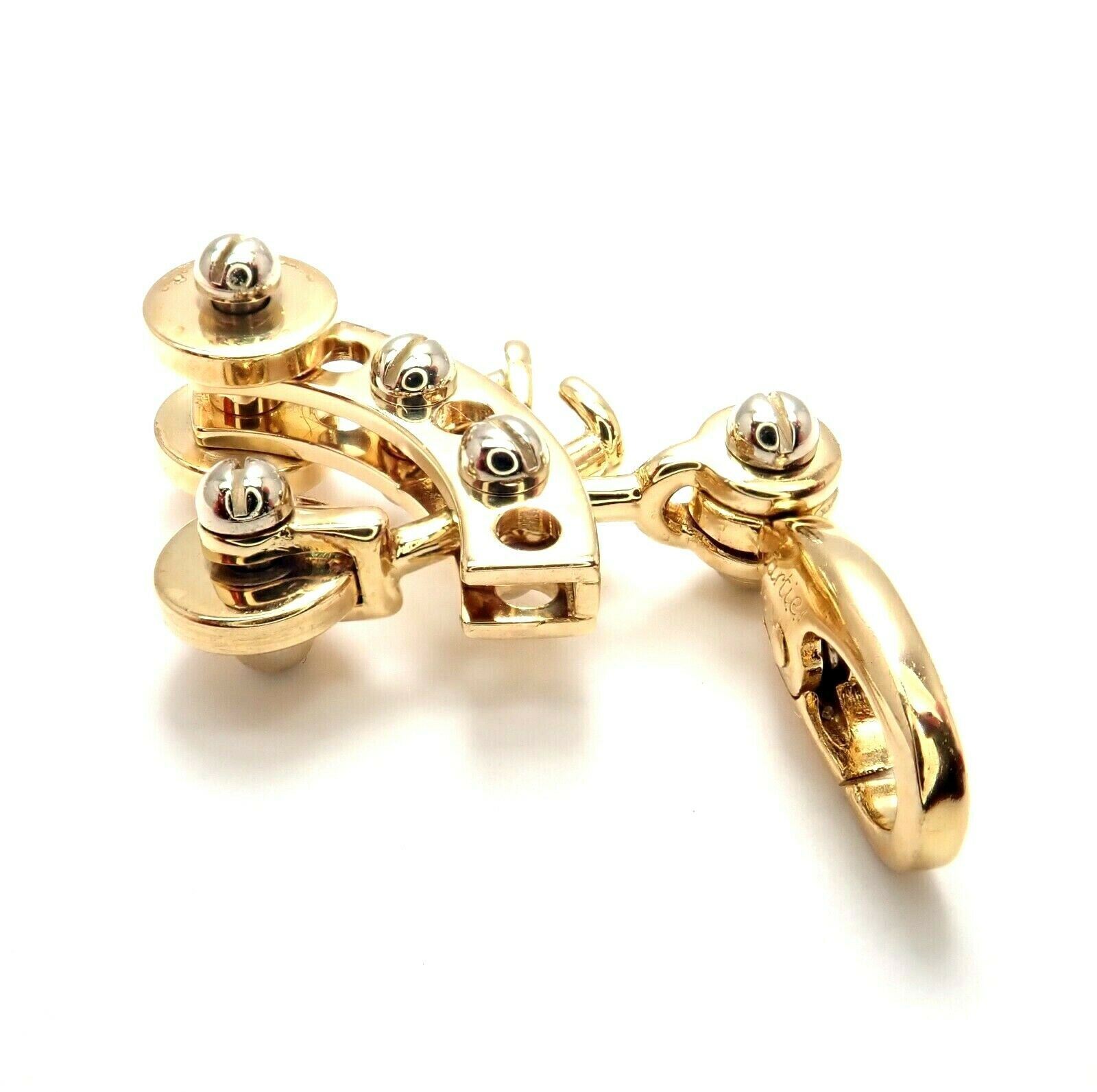 Cartier Jewelry & Watches:Fine Jewelry:Necklaces & Pendants Authentic! Vintage Cartier 18k Yellow Gold Tricycle Bicycle Charm Pendant 2000
