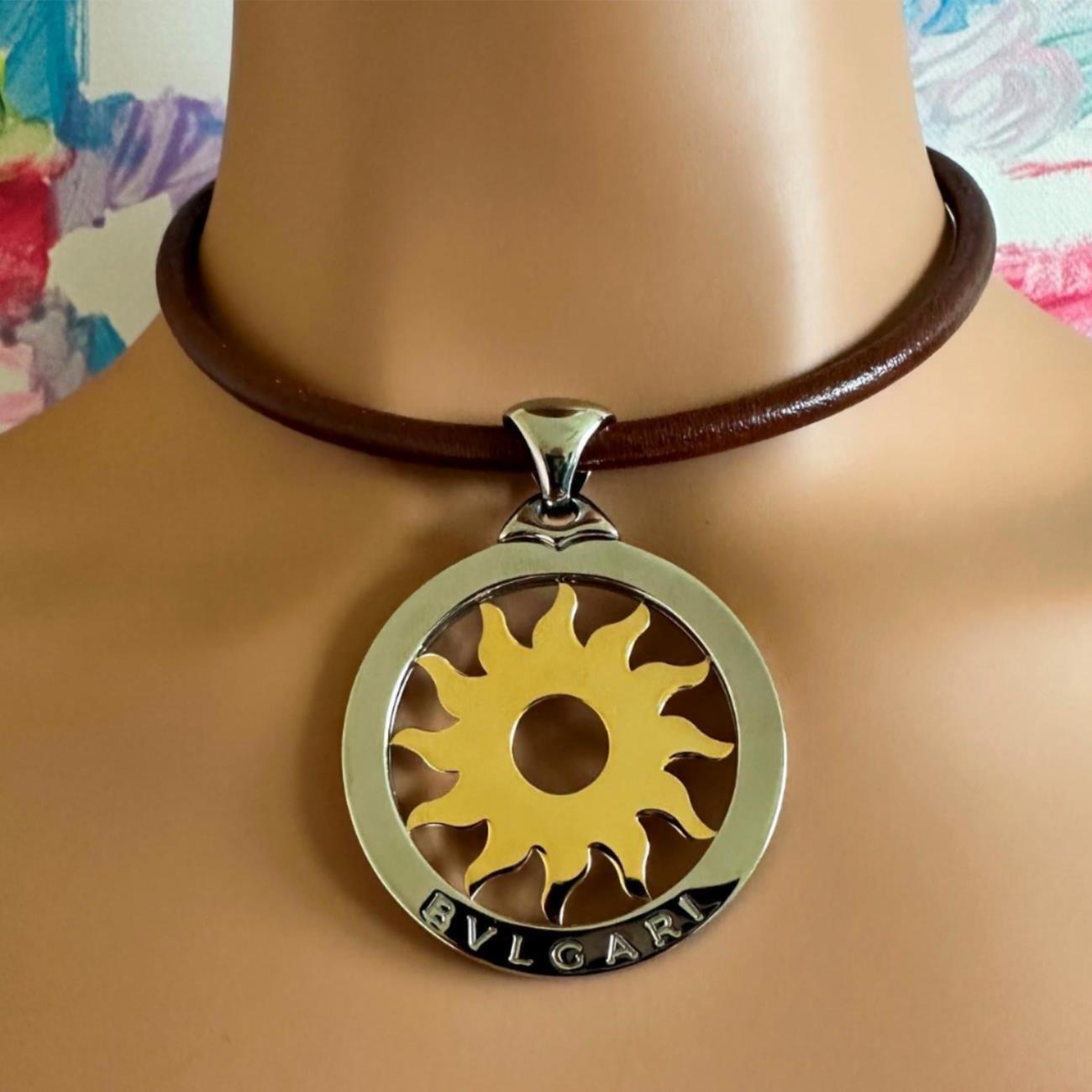 Bvlgari tondo sun pendant best sale