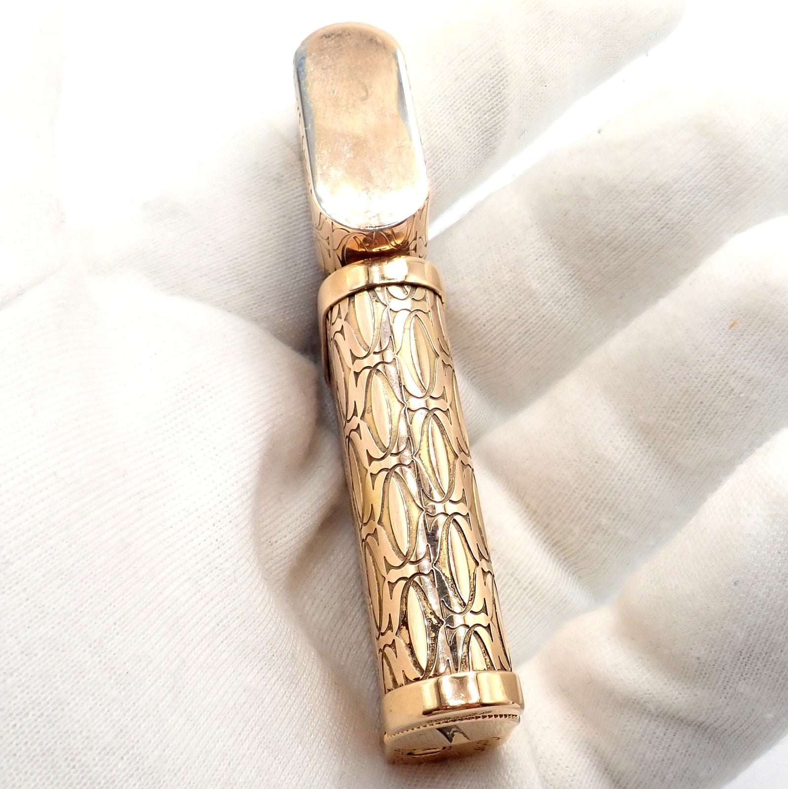 Vintage Cartier Pasha Rose Gold Tone Lighter | Fortrove