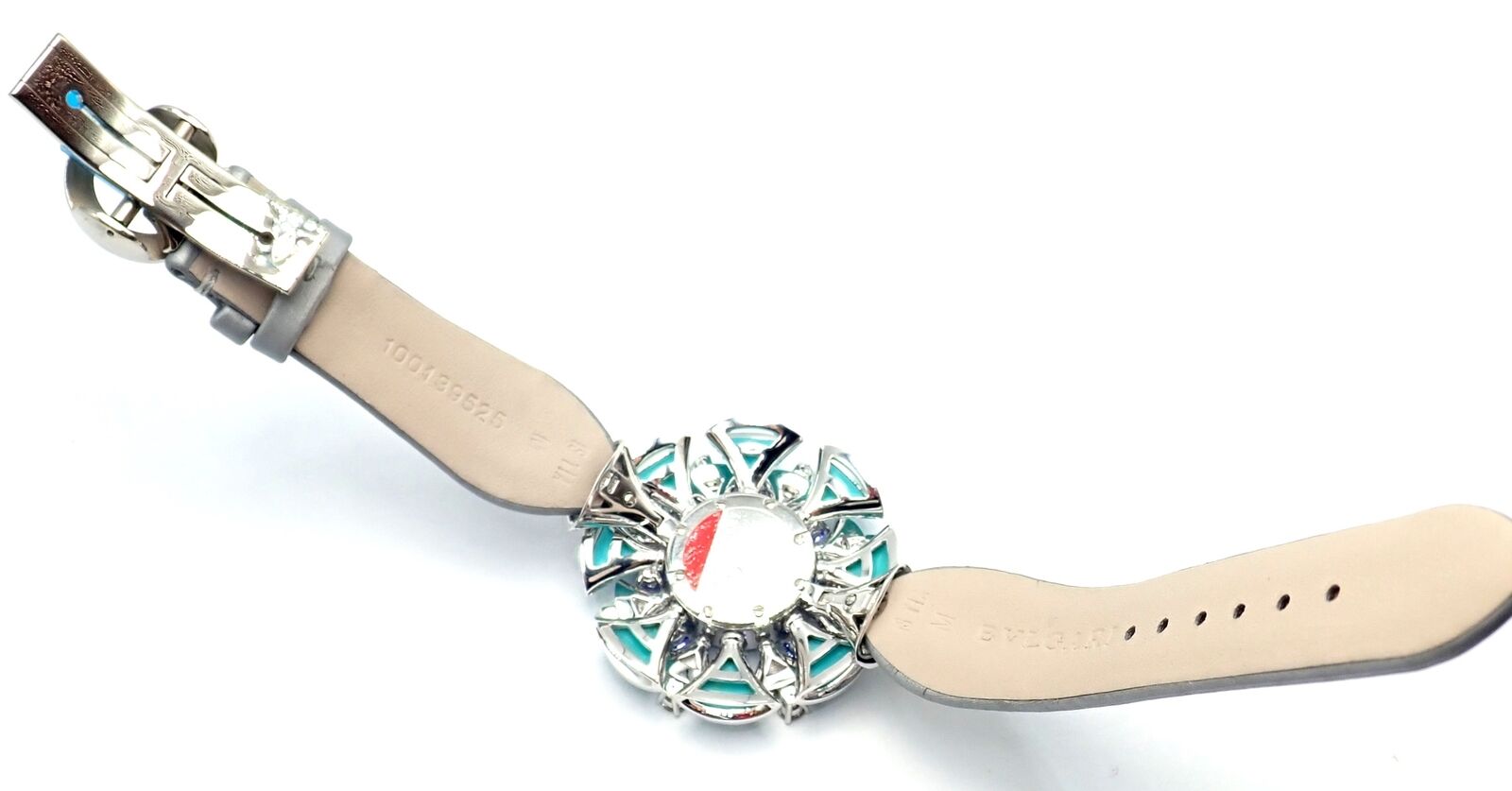 Bulgari Jewelry & Watches:Watches, Parts & Accessories:Watches:Wristwatches Authentic! Bulgari Divas Dream 18k White Gold Diamond Turquoise Tanzanite Watch