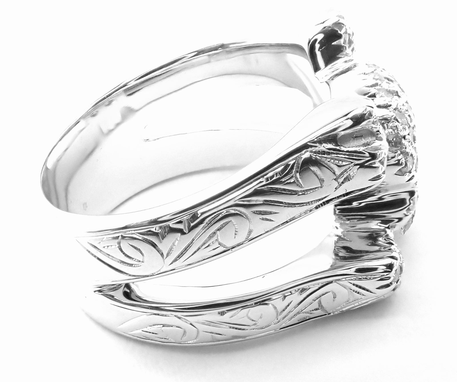 Loree Rodkin Jewelry & Watches:Fine Jewelry:Rings Rare! Authentic Loree Rodkin 18k White Gold Diamond Skull Crossbones Ring