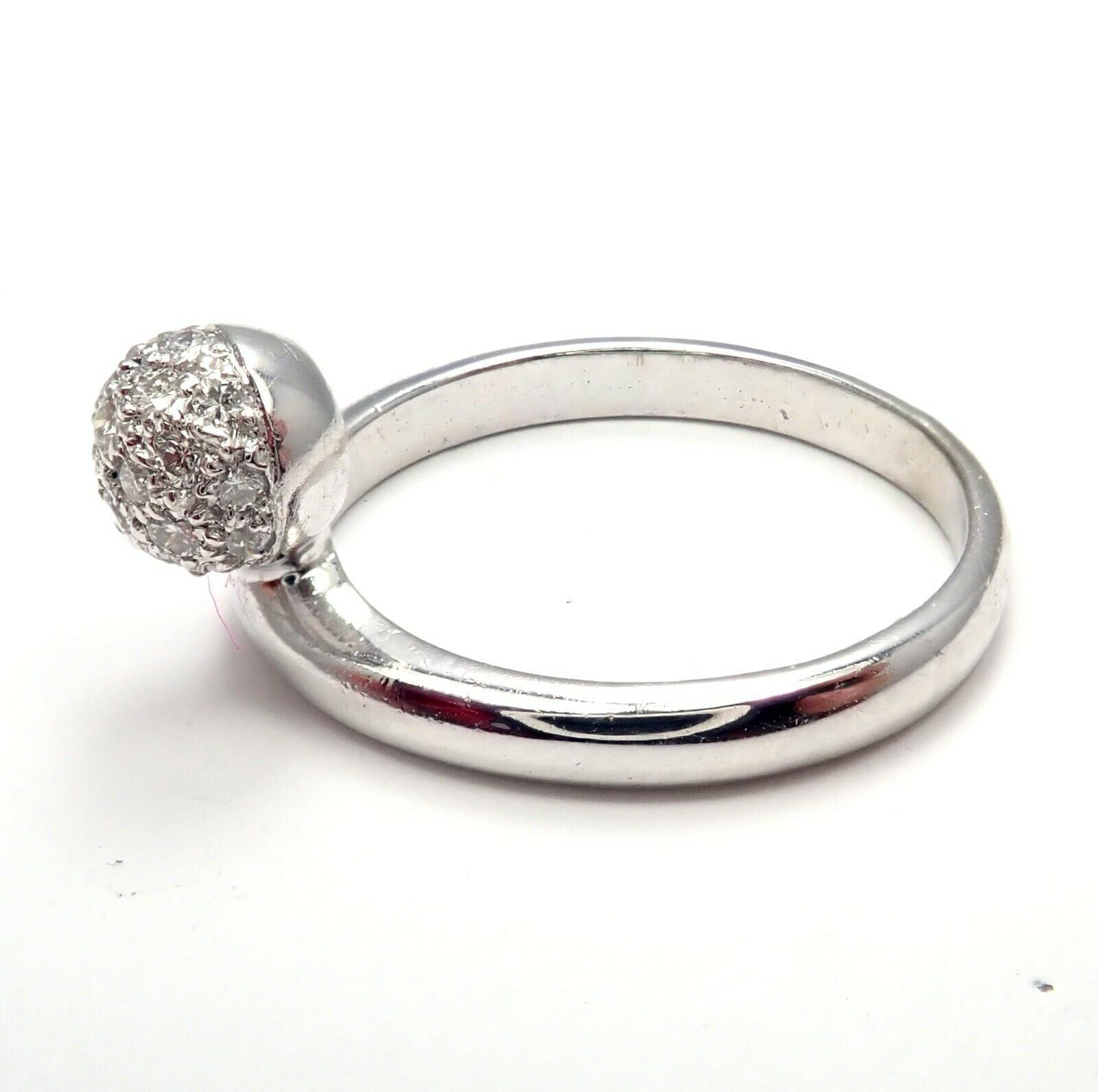 Tous 18k White Gold Diamond Ring 5.25 | Fortrove