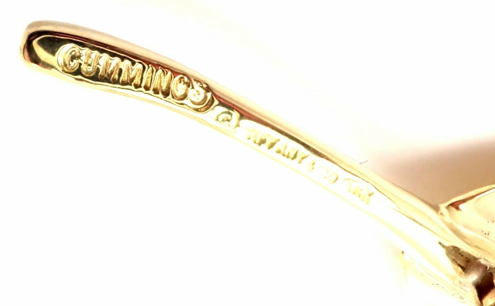 Angela Cummings for Tiffany & Co. Jewelry & Watches:Fine Jewelry:Brooches & Pins Authentic! Tiffany & Co Angela Cummings 18k Yellow Gold Leaf Pin Brooch