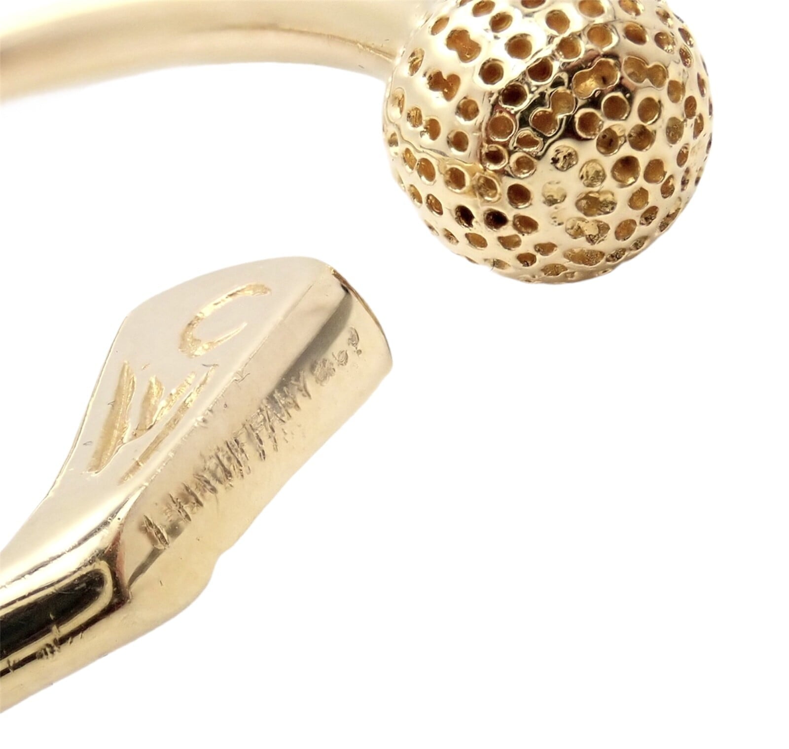 Tiffany & Co. Jewelry & Watches:Fine Jewelry:Rings Authentic! Tiffany & Co. 18k Yellow Gold Golf Club & Ball Keychain Keyring