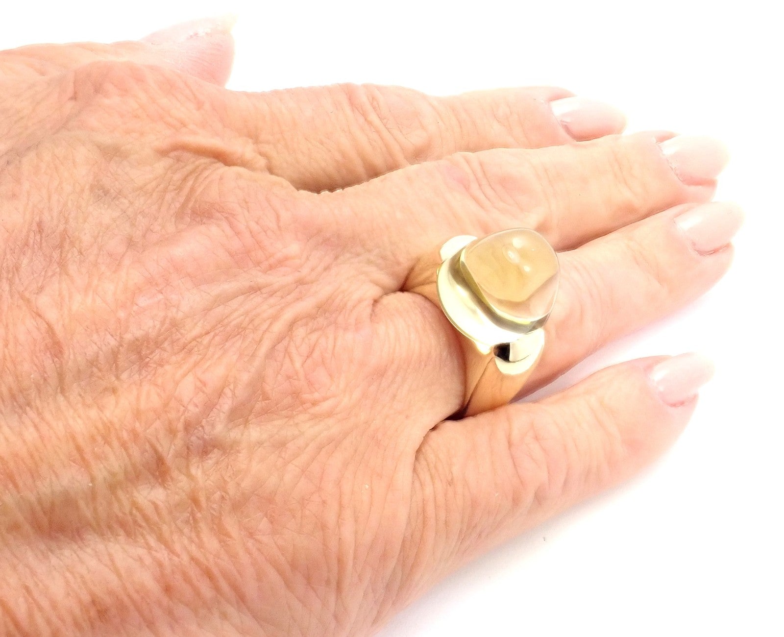 Authentic! Ippolita 18k Yellow Gold Lemon Citrine Ring | Fortrove